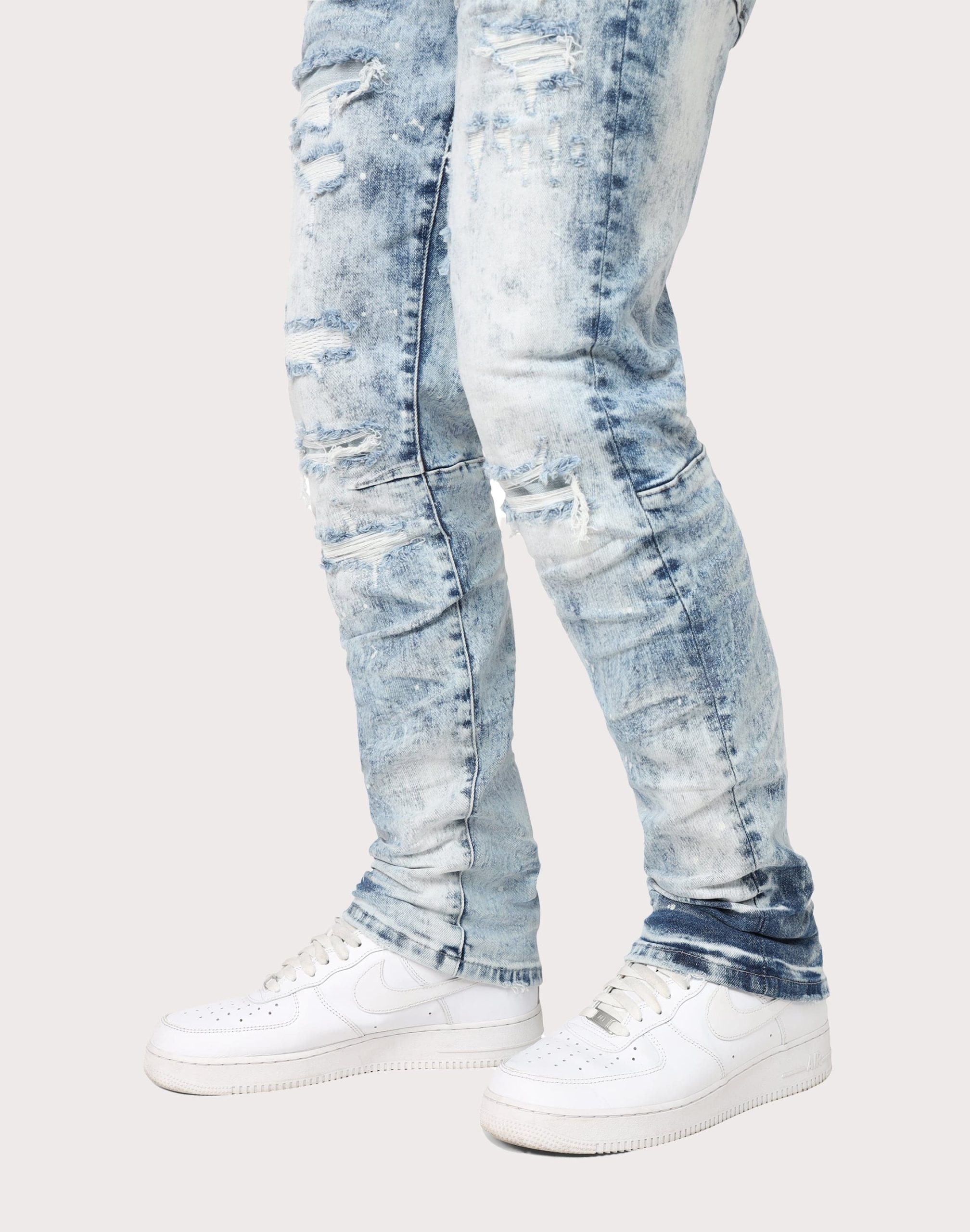 Grindhouse Slim Fit Distressed Denim Jeans - Image 6