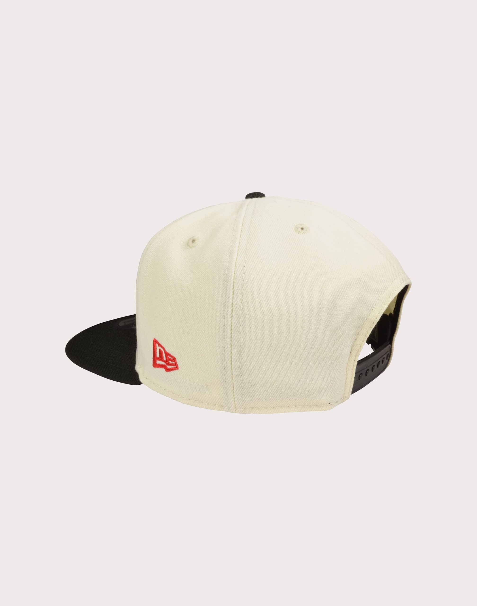 New Era MLB San Francisco Giants 9FIFTY A-Frame Chrome Logo Snapback Hat-Off-White/Black - Image 4