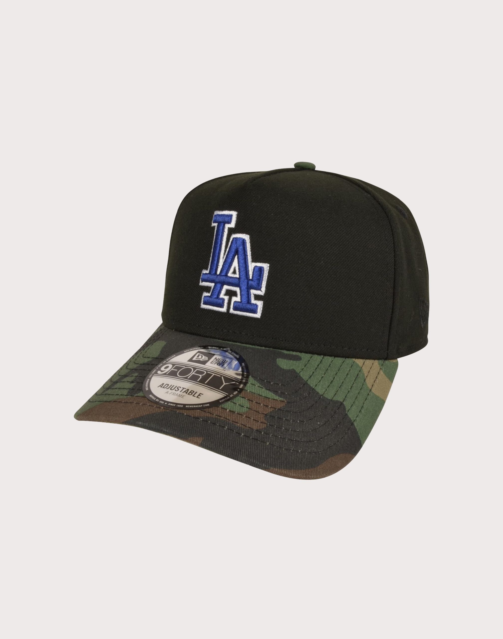 New Era MLB Los Angeles Dodgers 9FORTY A-Frame Camo Bill Snapback Hat