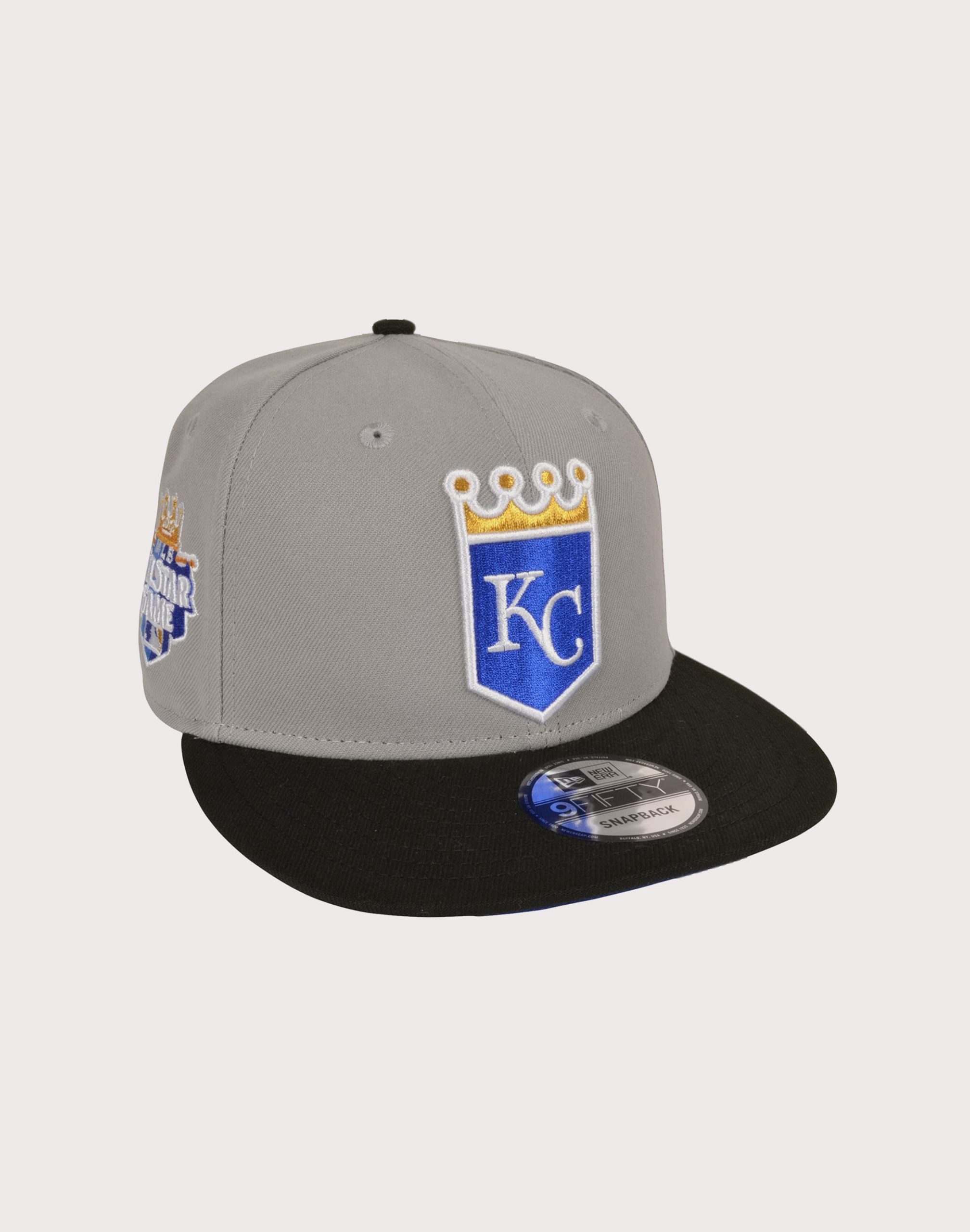 New Era MLB Kansas City Royals 9FIFTY Grey Everyday Snapback Hat - Image 2