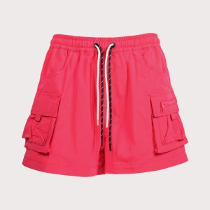 Grindhouse Nylon Cargo 3-Inch Raspberry Shorts