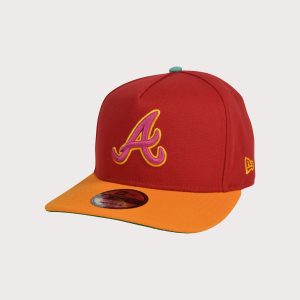 New Era MLB Atlanta Braves 9FIFTY A-Frame Spring Snapback Hat