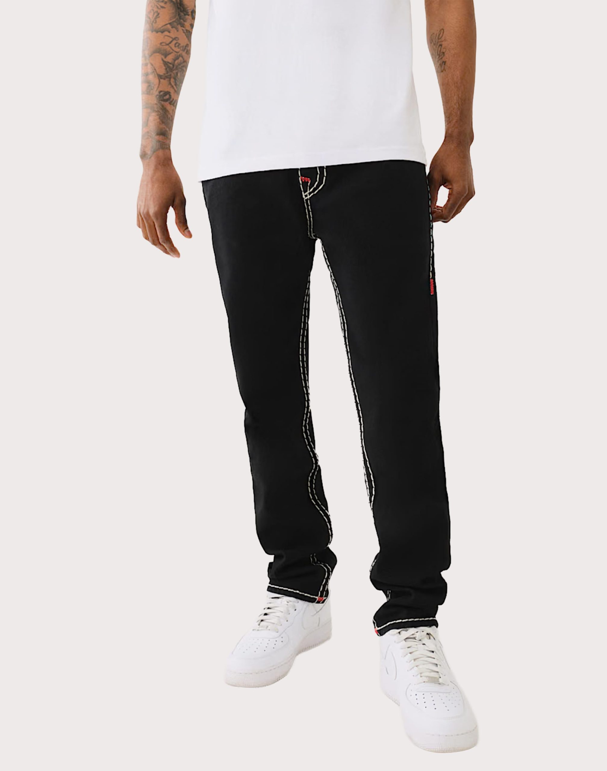 True Religion Rocco Super T Flap Skinny Denim Jeans
