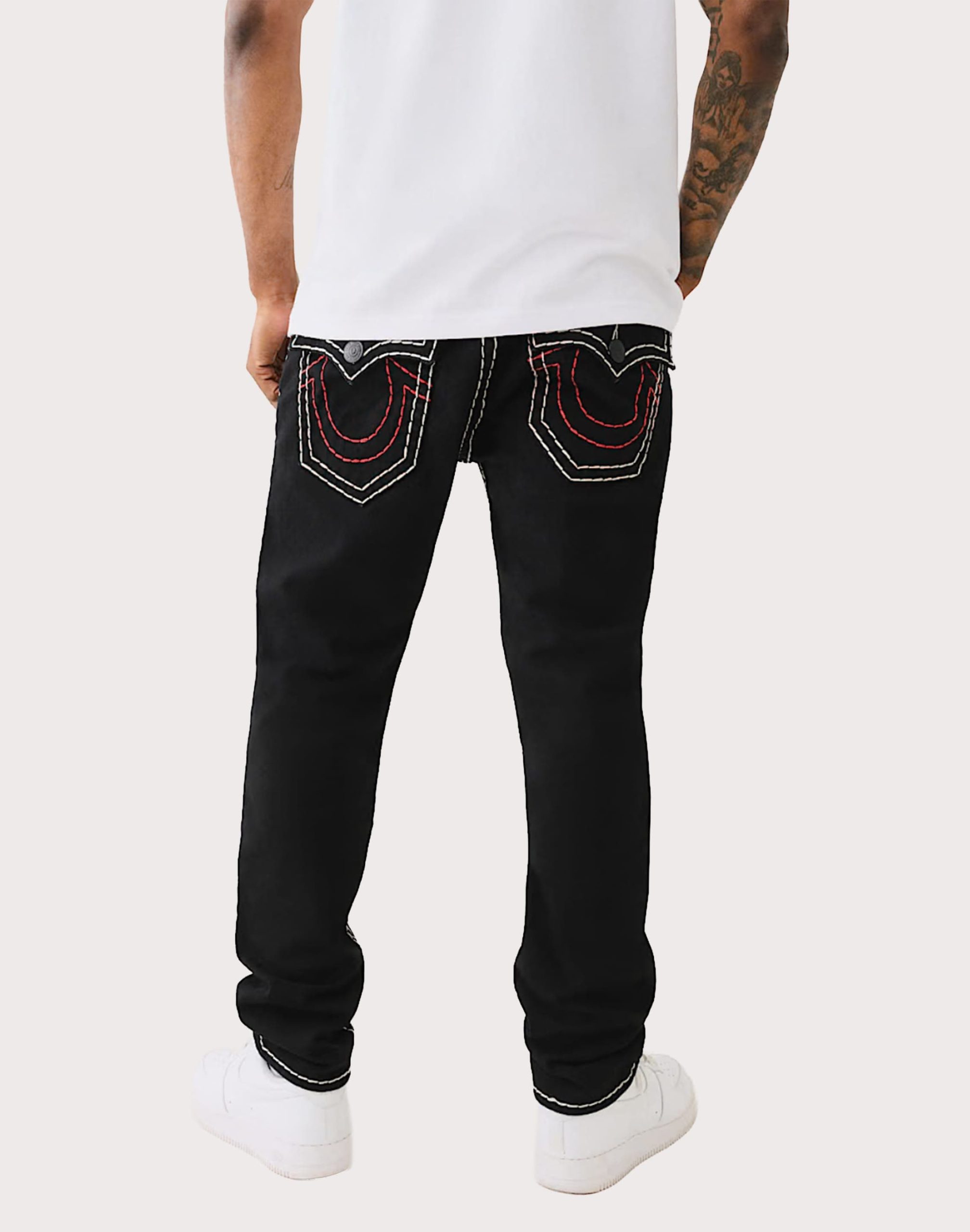 True Religion Rocco Super T Flap Skinny Denim Jeans - Image 2