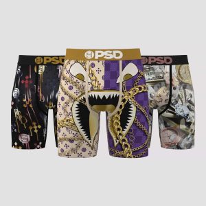 Psd Underwear Gold Rush Boxer Briefs 3-Pack