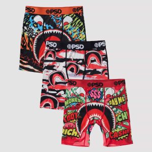 Psd Underwear Warface Hype Boxer Briefs 3-Pack Grade-School