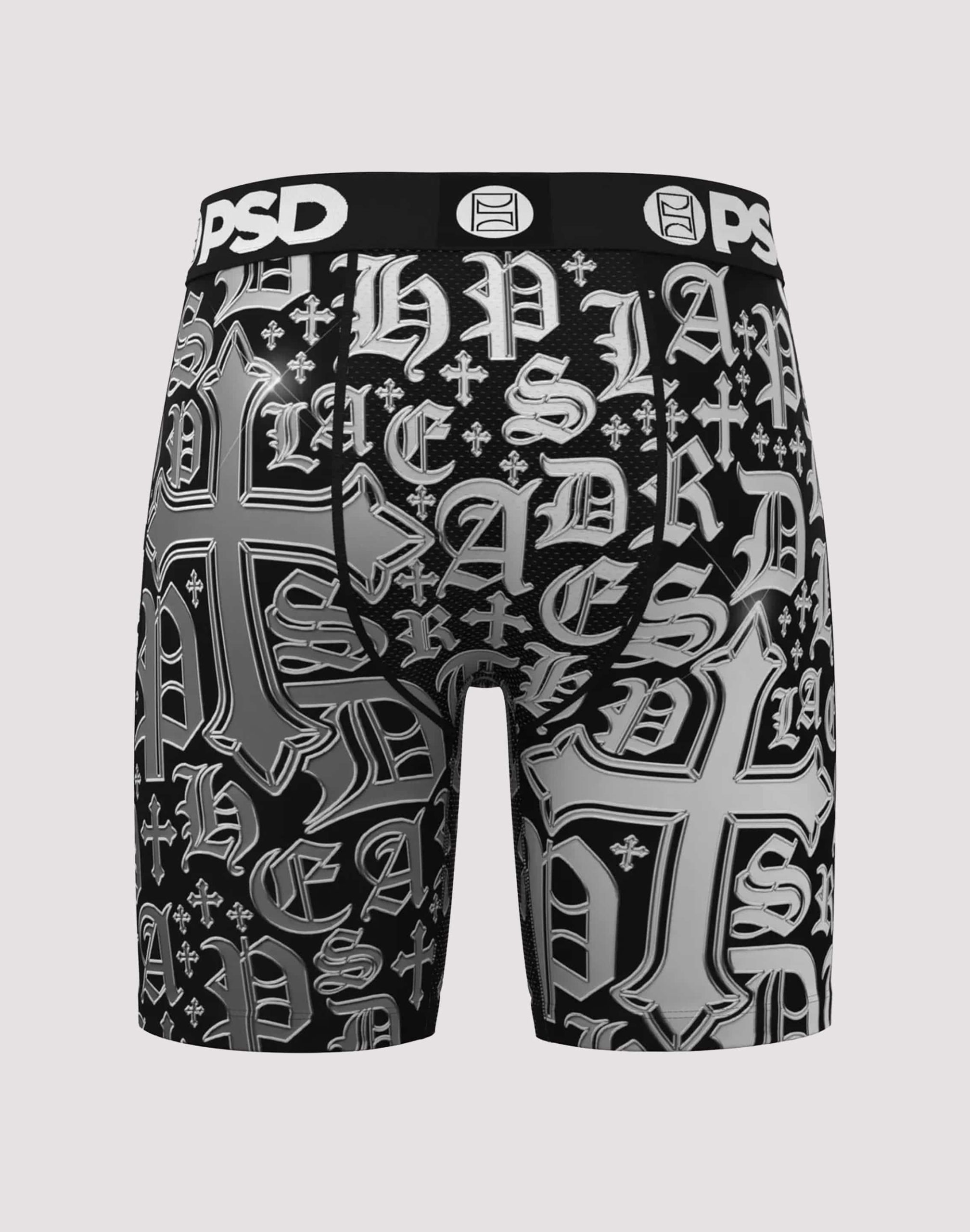 Psd Underwear Chrome Letters Boxer Briefs - Image 3