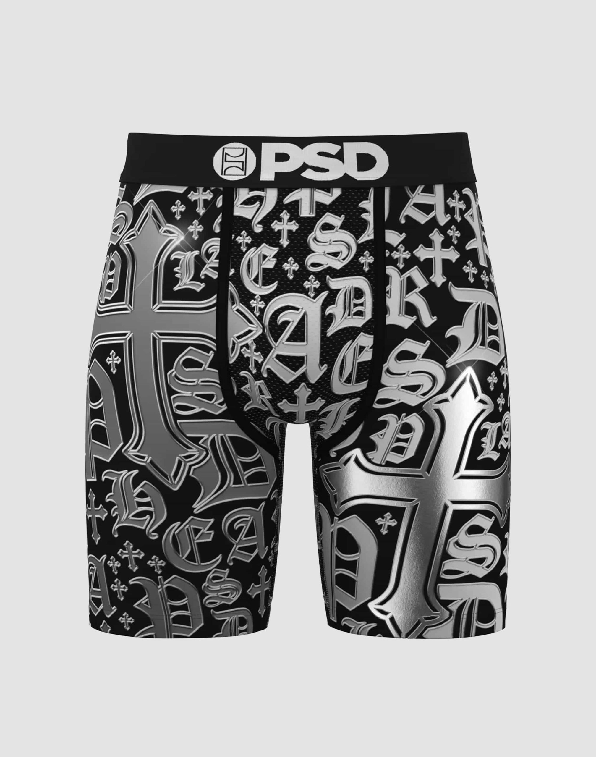 Psd Underwear Chrome Letters Boxer Briefs - Image 2