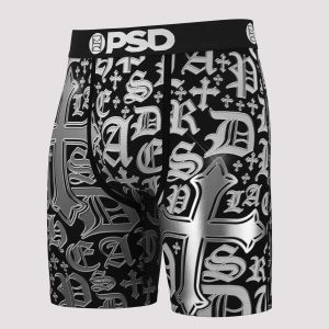 Psd Underwear Chrome Letters Boxer Briefs