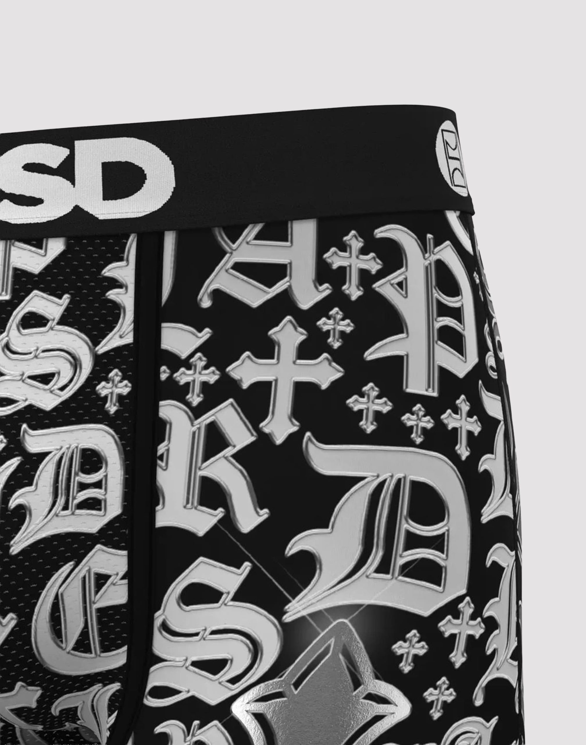 Psd Underwear Chrome Letters Boxer Briefs - Image 5