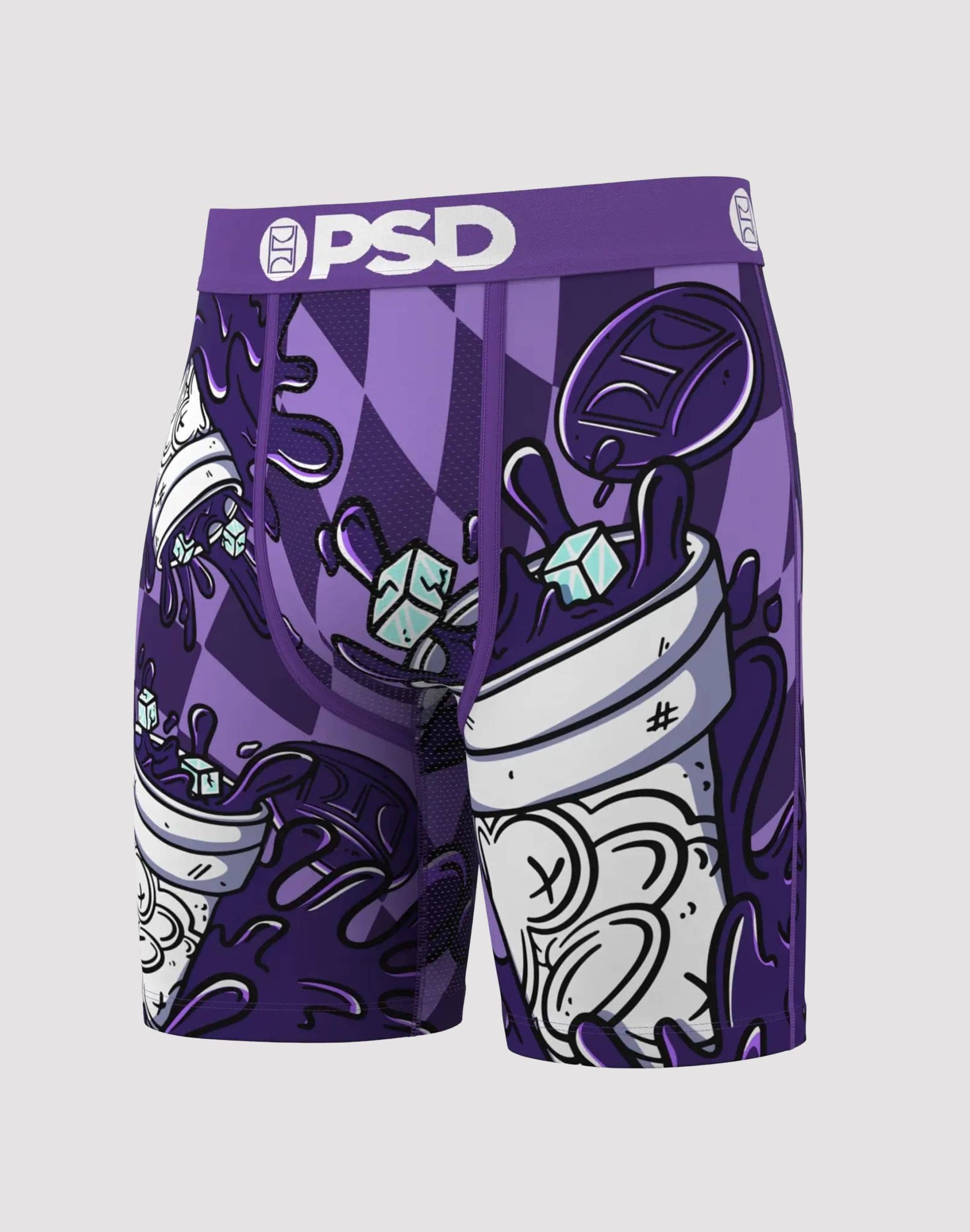 Psd Underwear Purp Drank Boxer Briefs