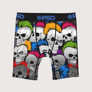 Psd Underwear Skull Hawk Boxer Briefs Grade-School