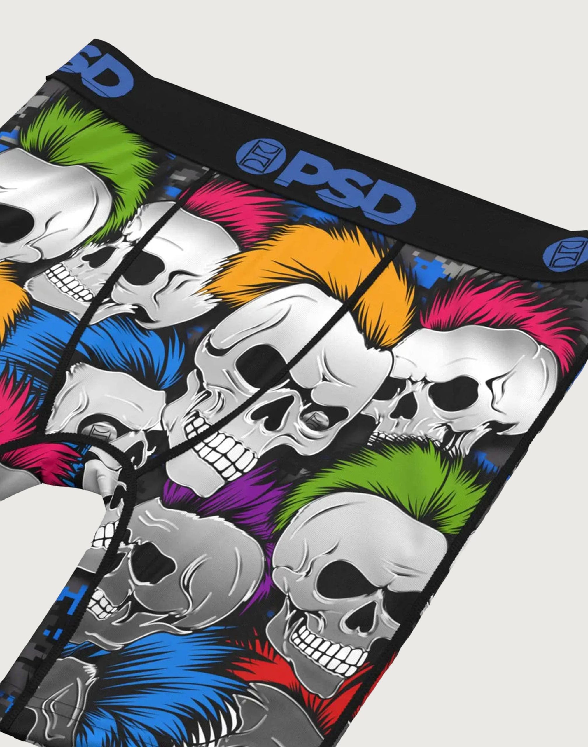 Psd Underwear Skull Hawk Boxer Briefs Grade-School - Image 3