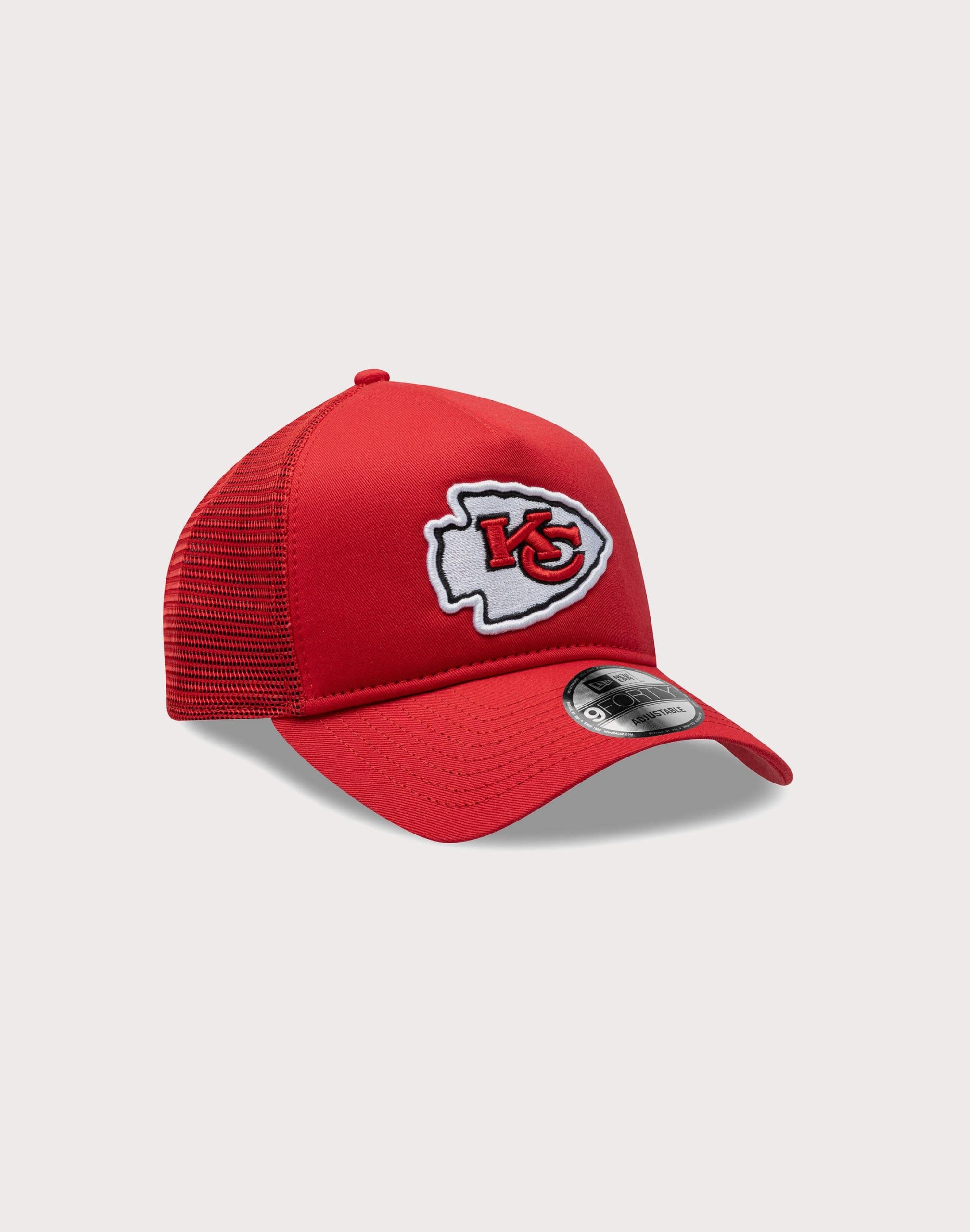 New Era NFL Kansas City Chiefs 9FORTY A-Frame Trucker Hat - Image 3