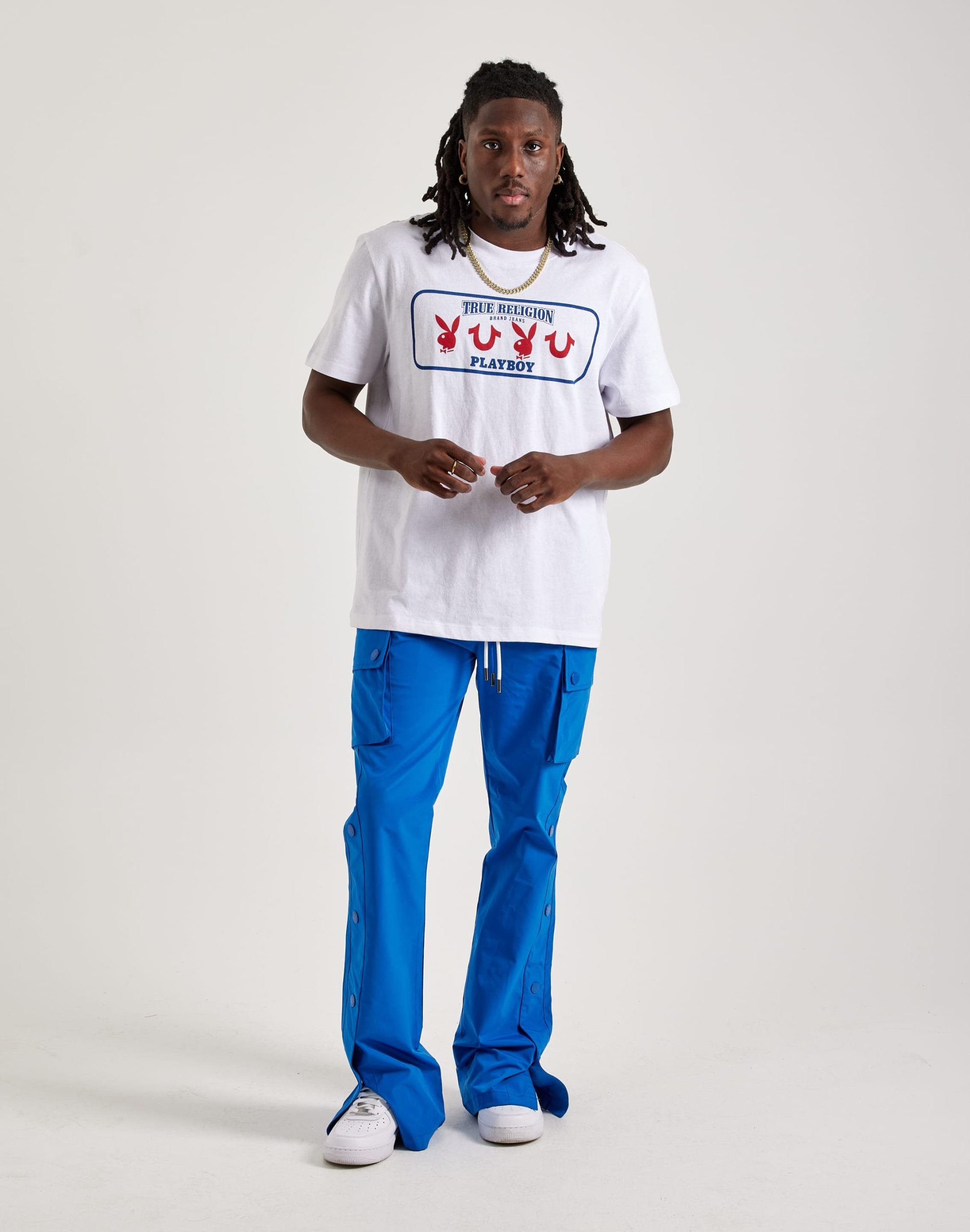 Kloud 9 Nylon Flare Cargo Pants - Image 5