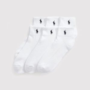 Polo Ralph Lauren Ribbed Sport Quarter Socks 6-Pack