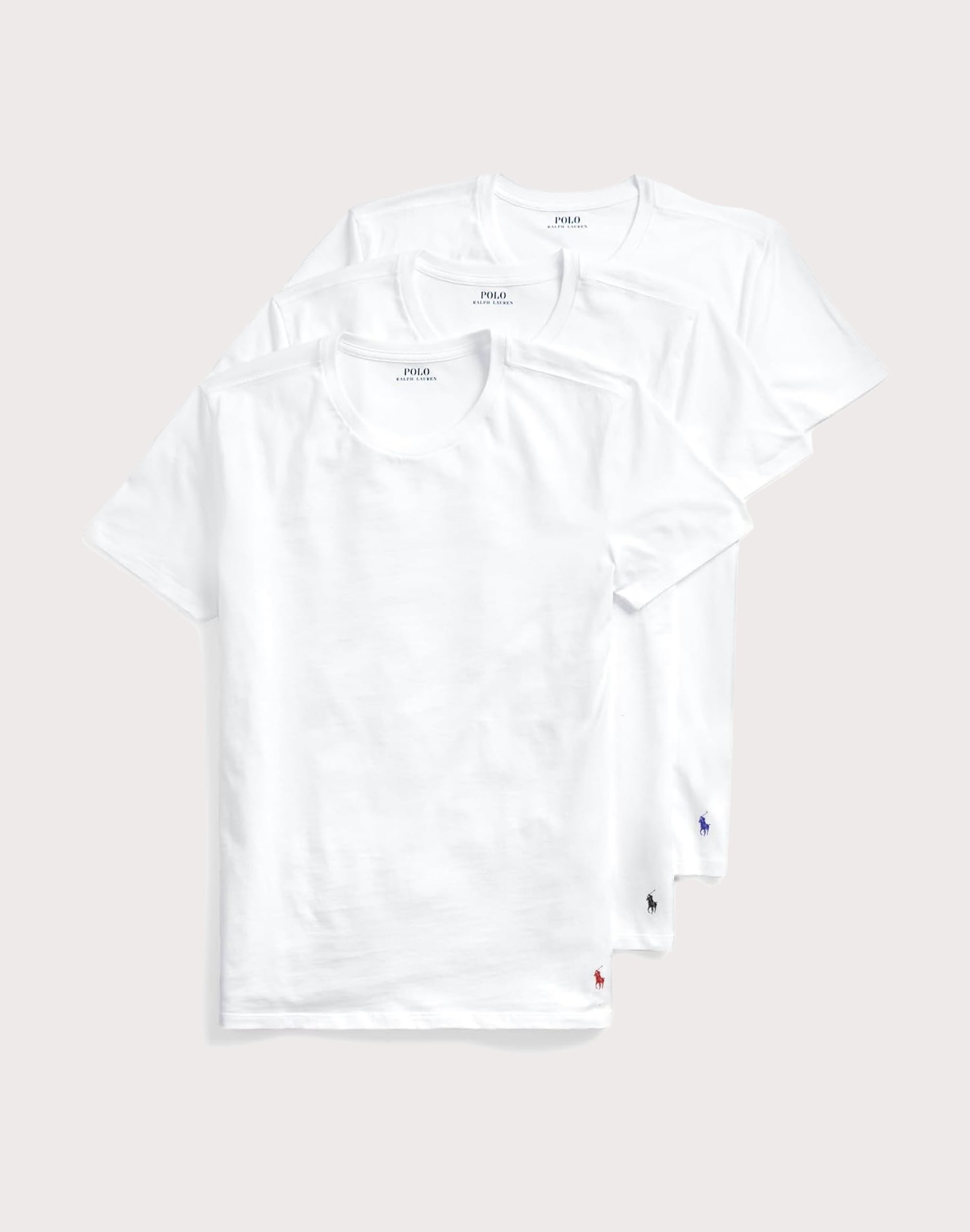Polo Ralph Lauren Cotton Crewneck Tees 3-Pack Grade-School