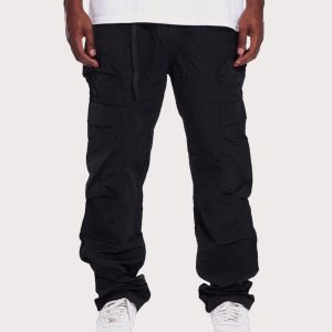 THE LEVERAGE Basic Nylon Cargo Pants