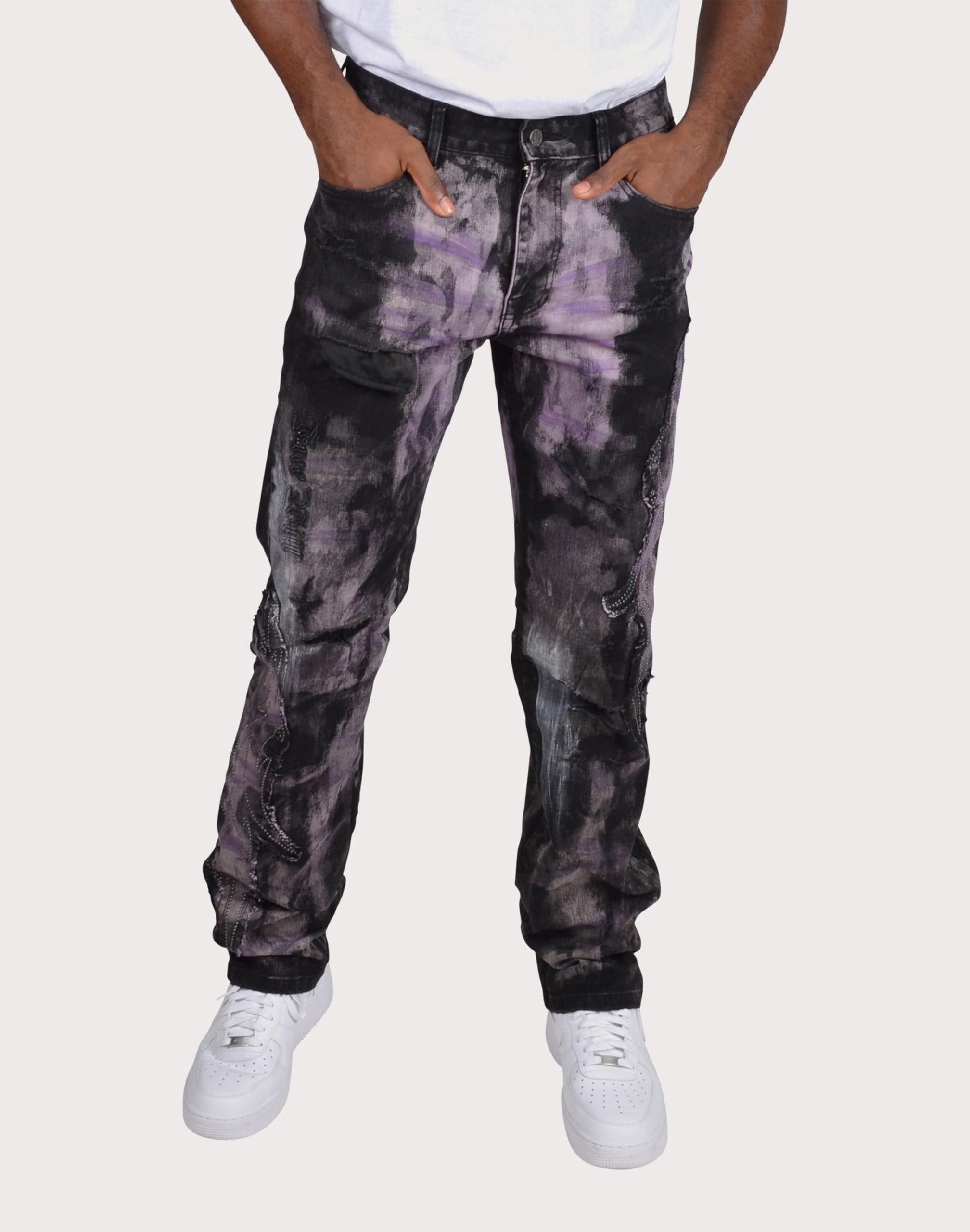 Grindhouse Flared Overdye Denim Jeans