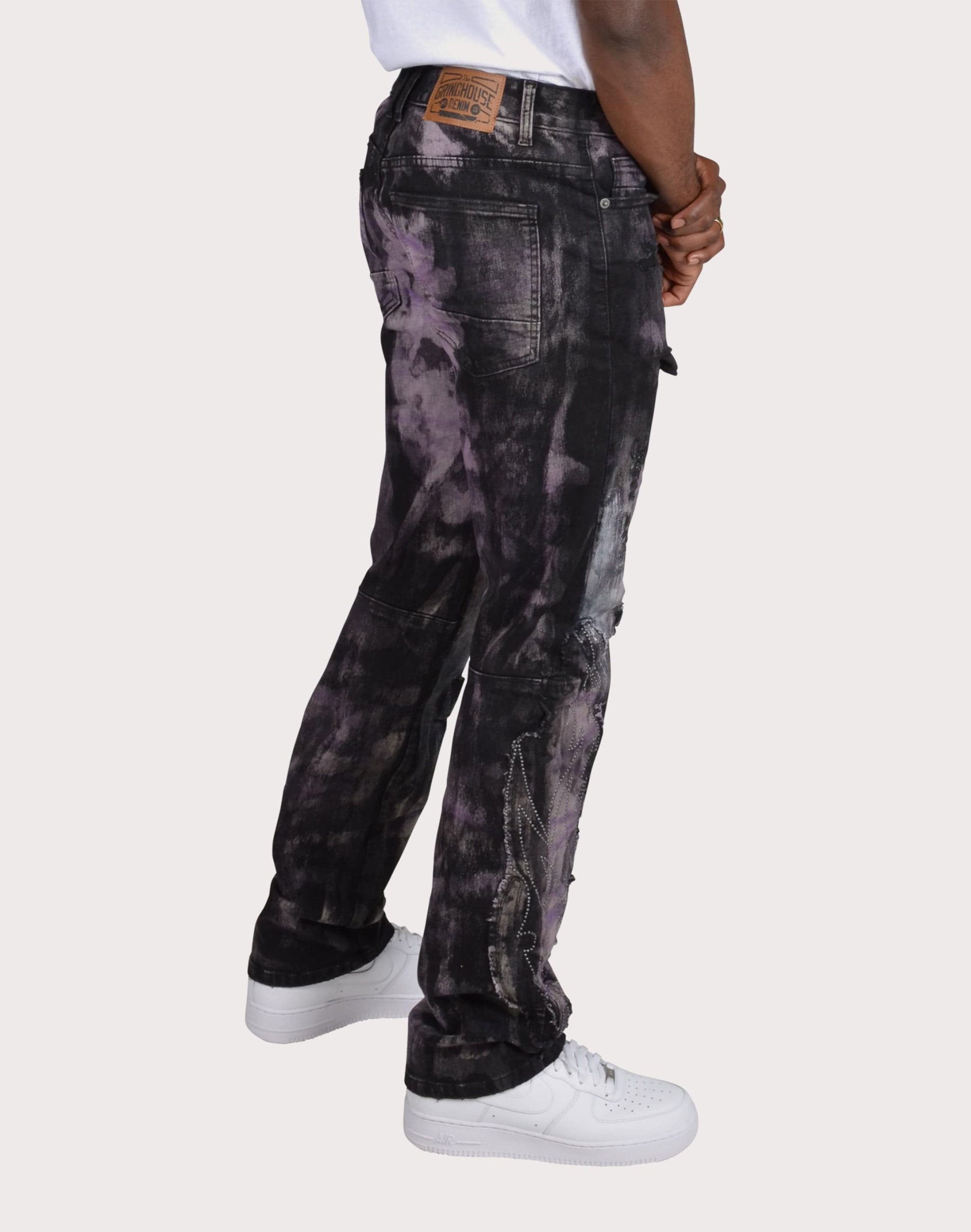Grindhouse Flared Overdye Denim Jeans - Image 2
