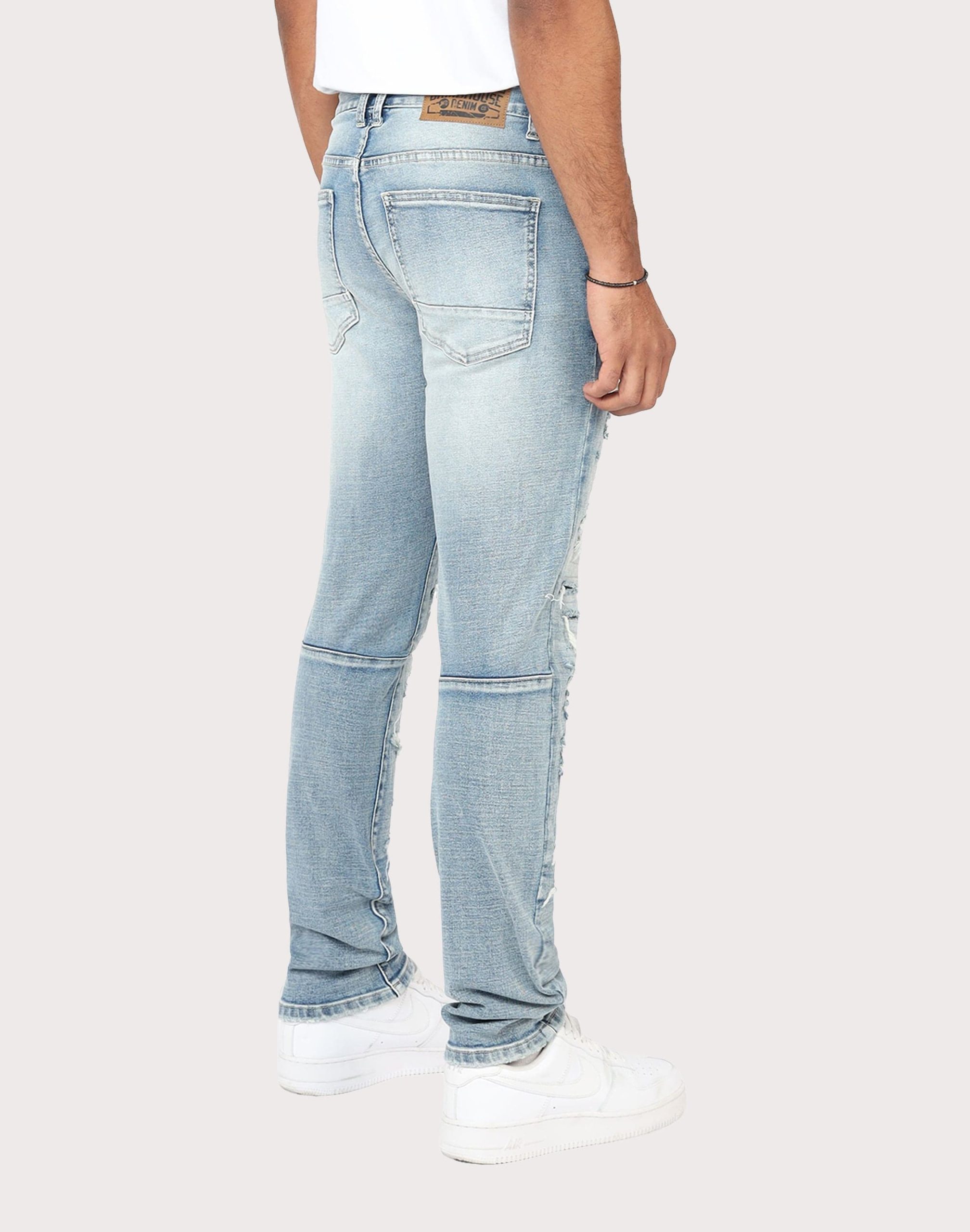 Grindhouse Ashley Slim Fit Heavy Distressed Denim Jeans - Image 2