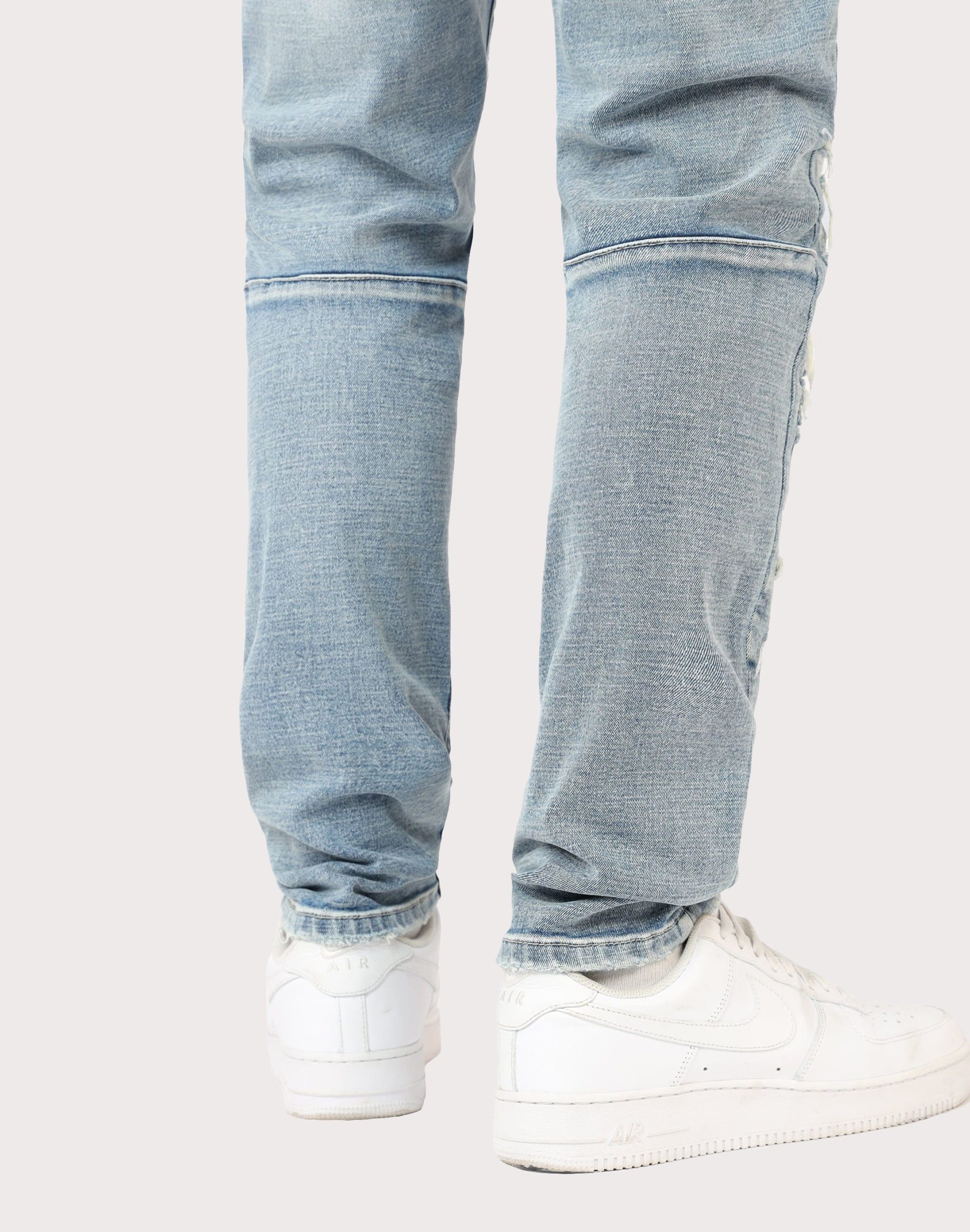 Grindhouse Ashley Slim Fit Heavy Distressed Denim Jeans - Image 8