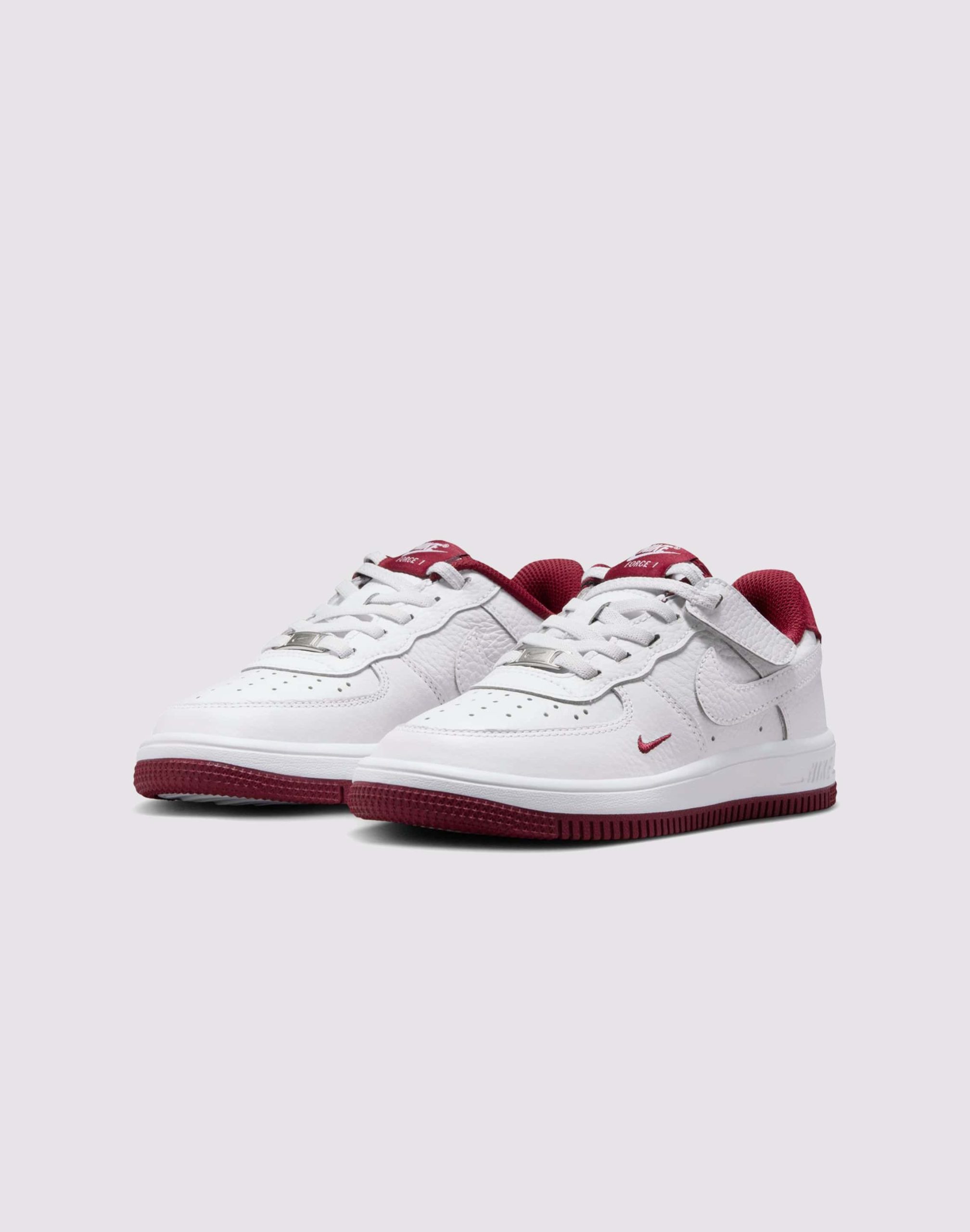 Nike Air Force 1 Low EasyOn LV8 3 Preschool Boys' White/Team Red - Image 2