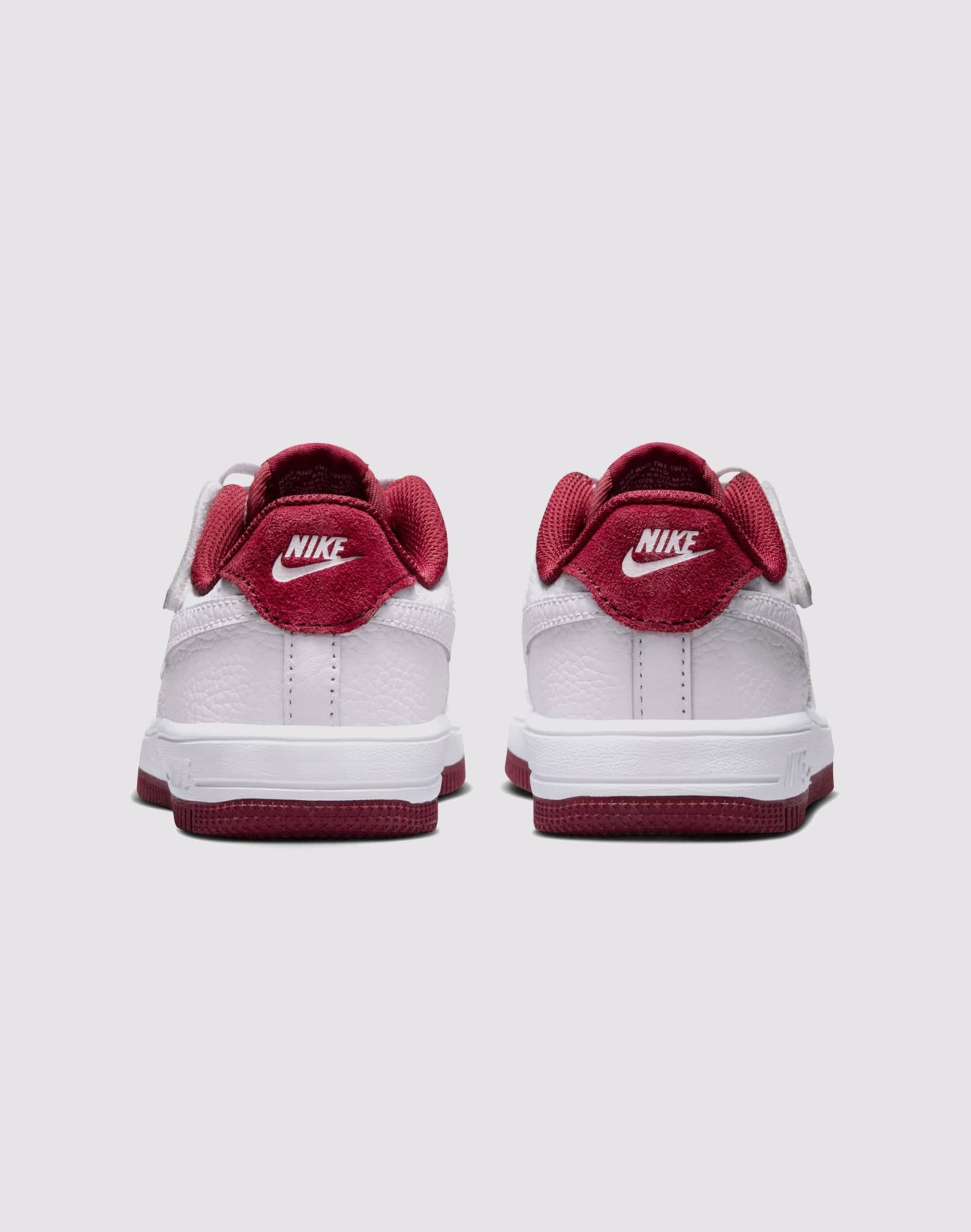 Nike Air Force 1 Low EasyOn LV8 3 Preschool Boys' White/Team Red - Image 3