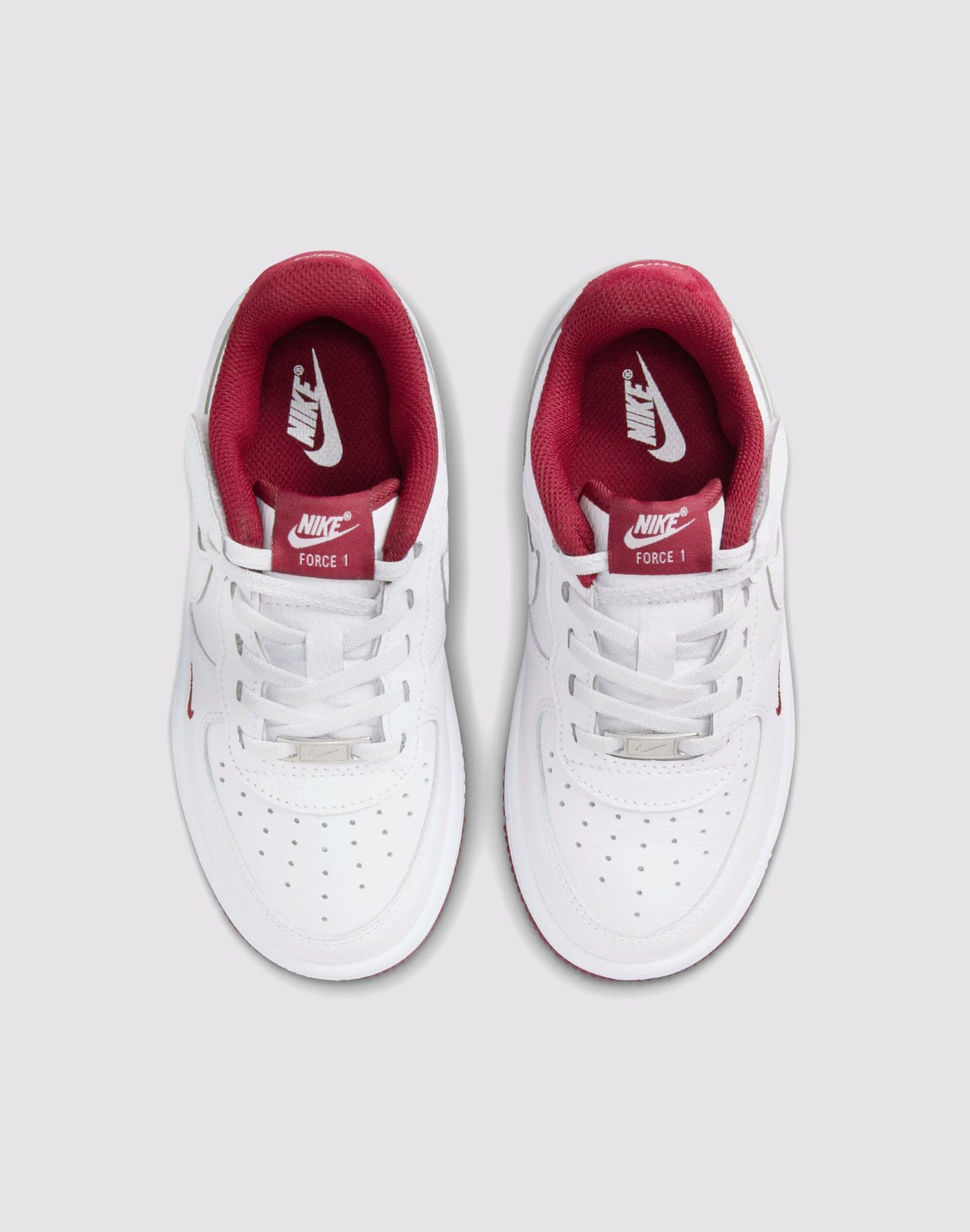 Nike Air Force 1 Low EasyOn LV8 3 Preschool Boys' White/Team Red - Image 4