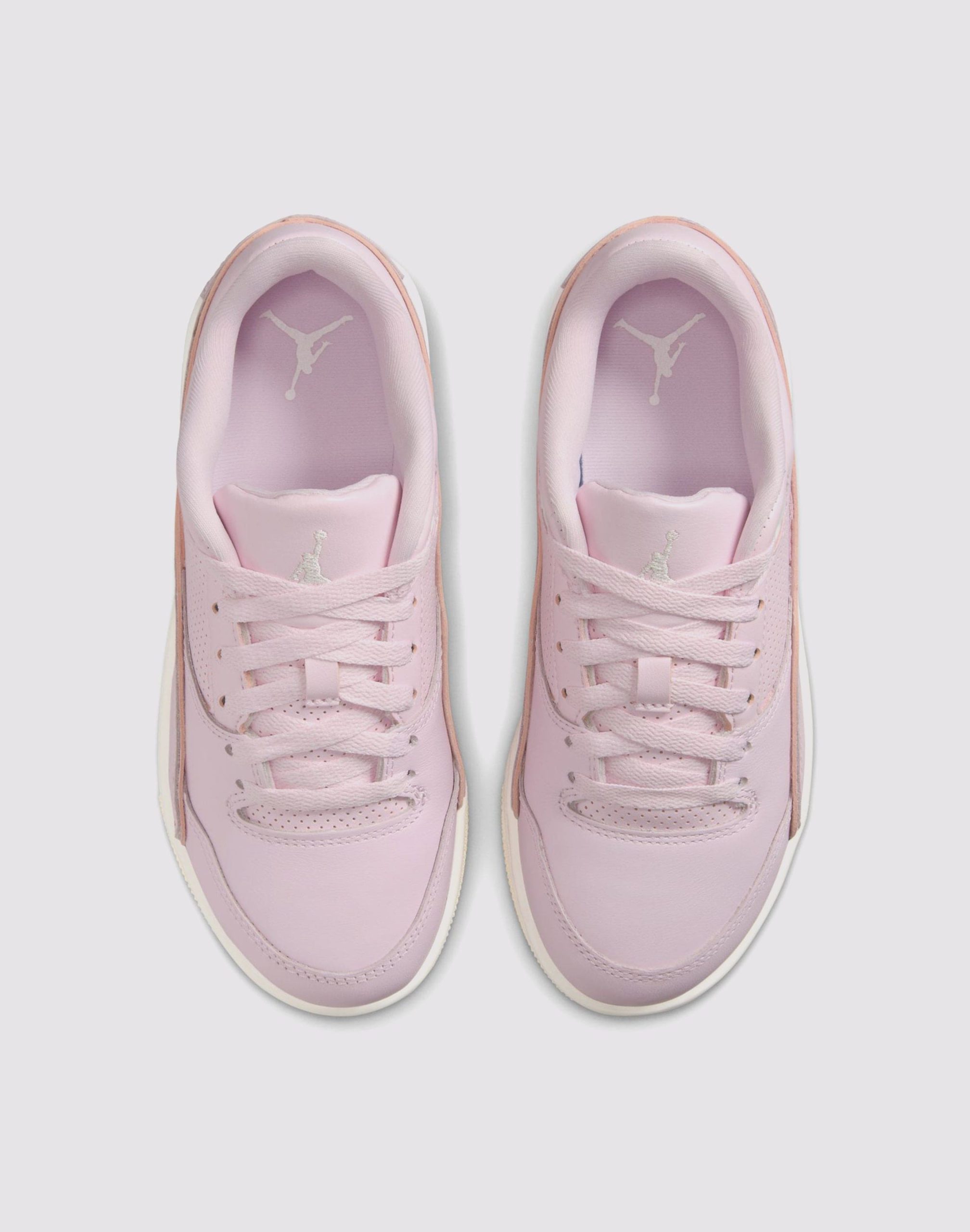 Nike Flight Court Grade School Girls' Pink Foam/Sail/Muslin - Image 4