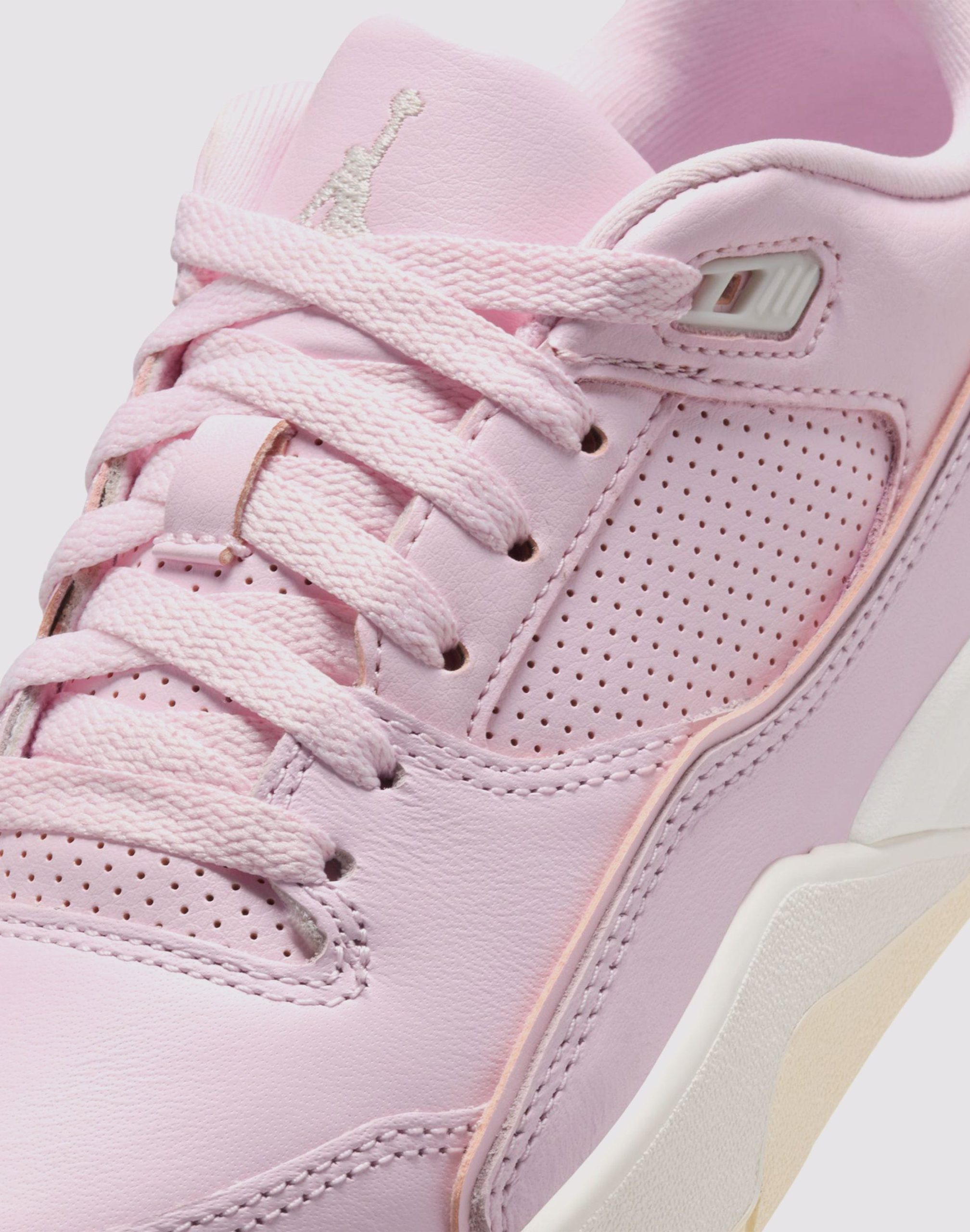 Nike Flight Court Grade School Girls' Pink Foam/Sail/Muslin - Image 6