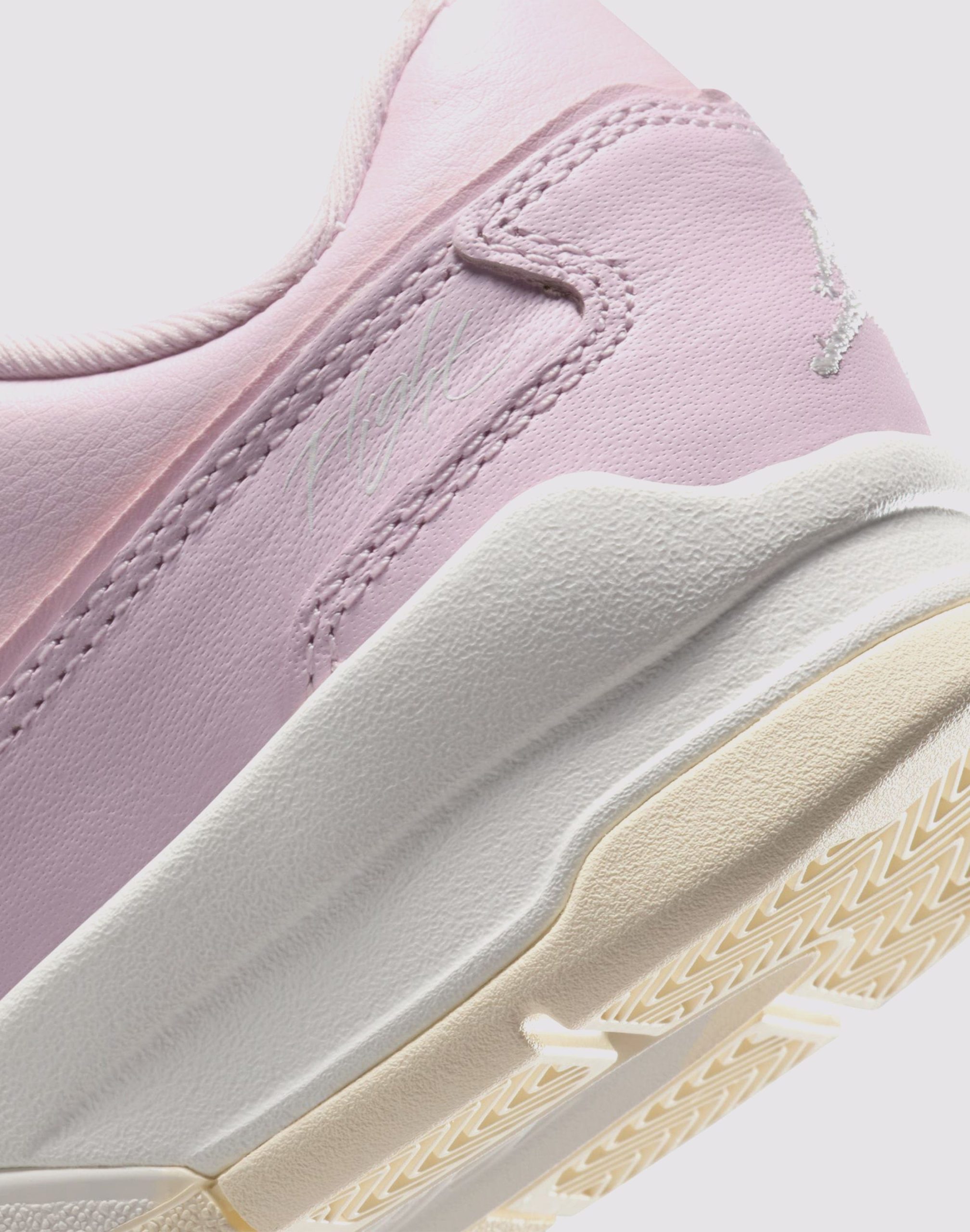 Nike Flight Court Grade School Girls' Pink Foam/Sail/Muslin - Image 7