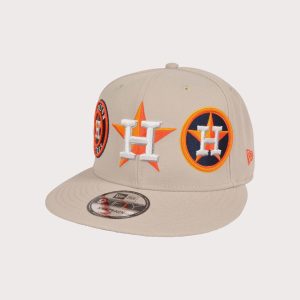 New Era MLB Houston Astros 9FIFTY 3 Logo Snapback Hat