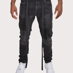 Crysp Denim Stanton Slim Fit Cargo Denim Jeans