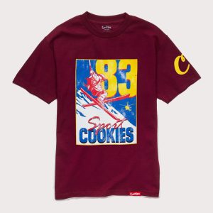 Cookies Sf Slopes Burgundy Tee
