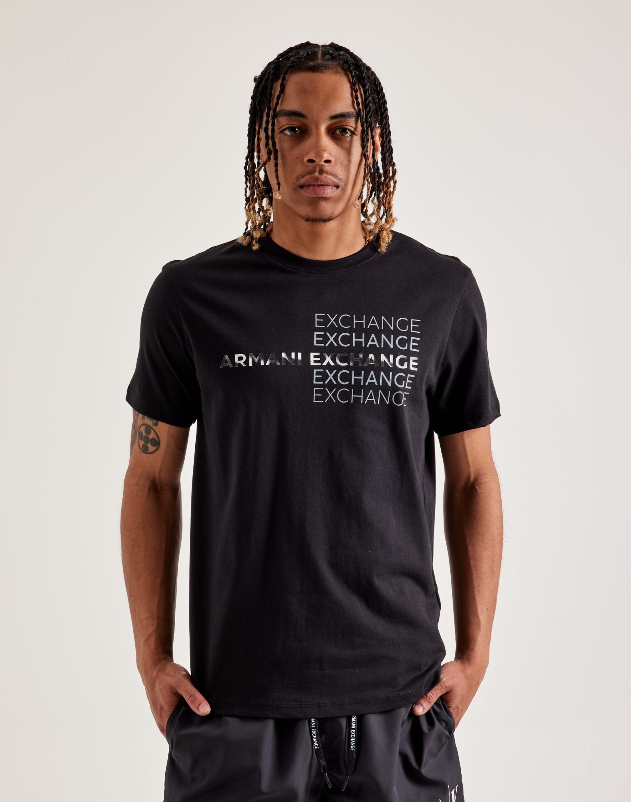 Armani Exchange Repeat Graphic Tee - Image 2