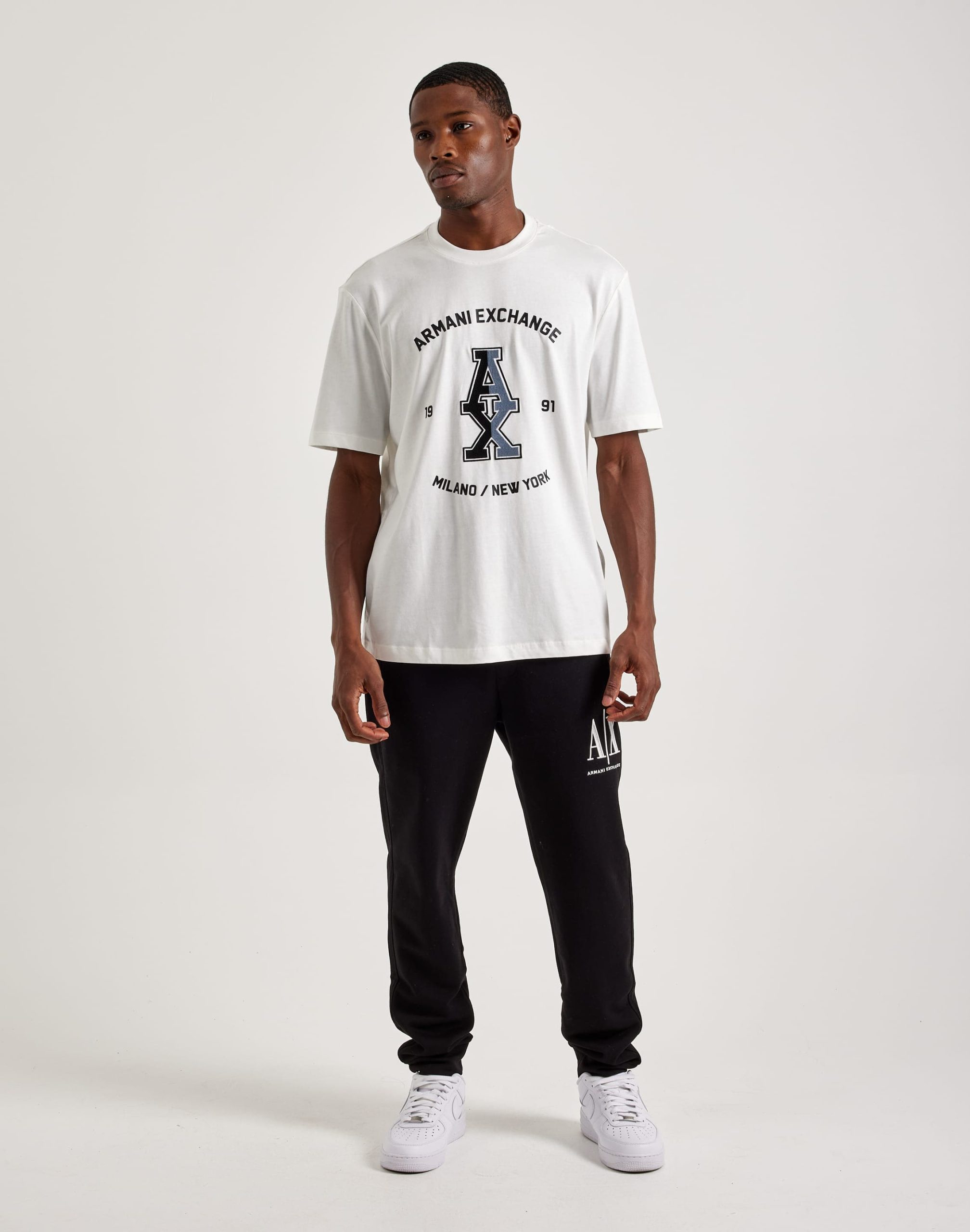 Armani Exchange Stacked Logo Tee - Image 4