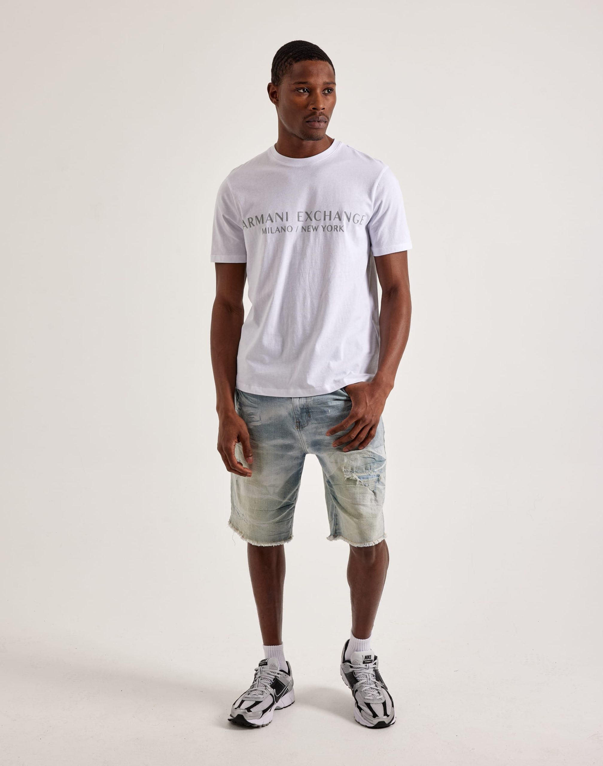Armani Exchange Milano Logo Tee - Image 4
