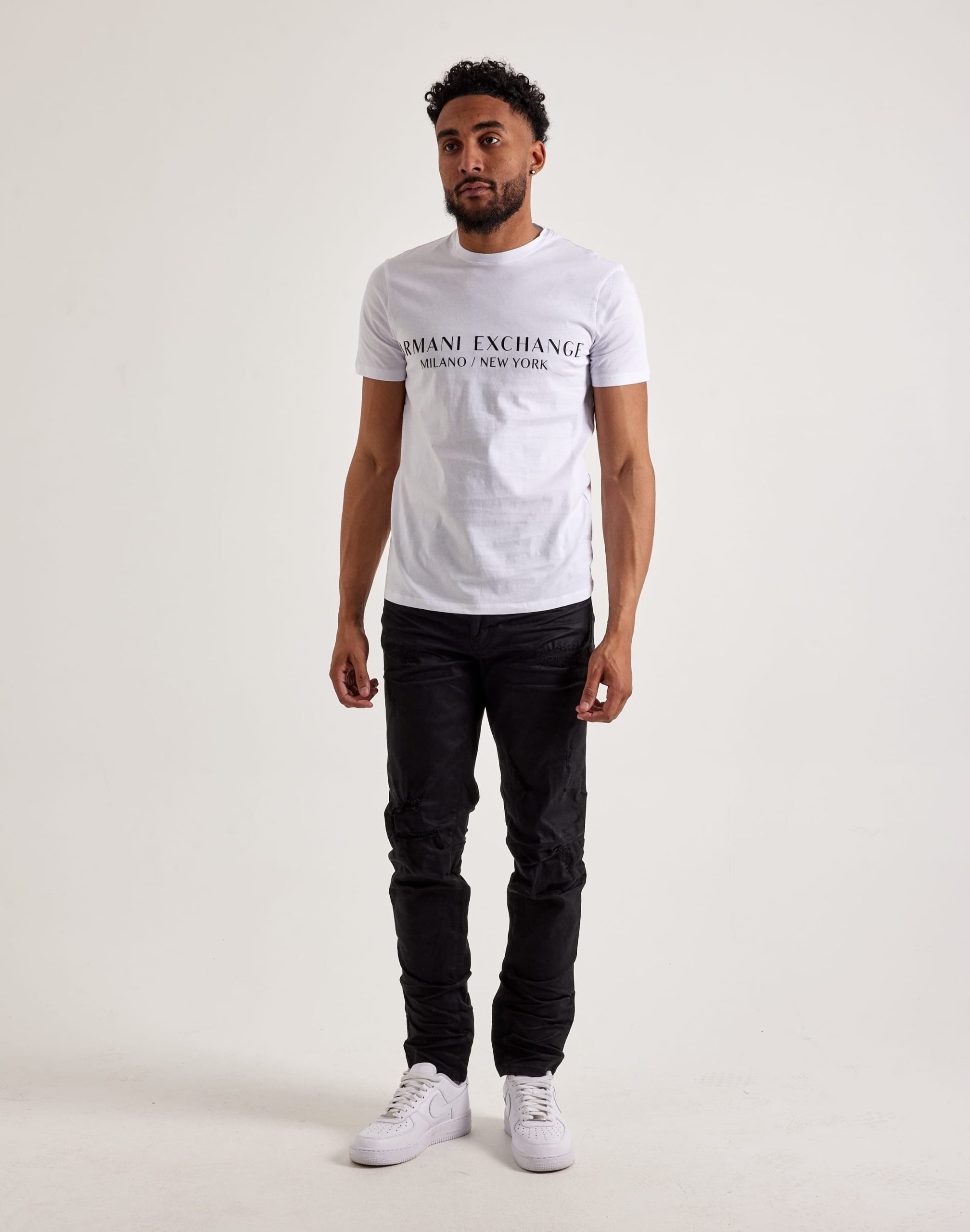 Armani Exchange Milano Logo Tee - Image 4