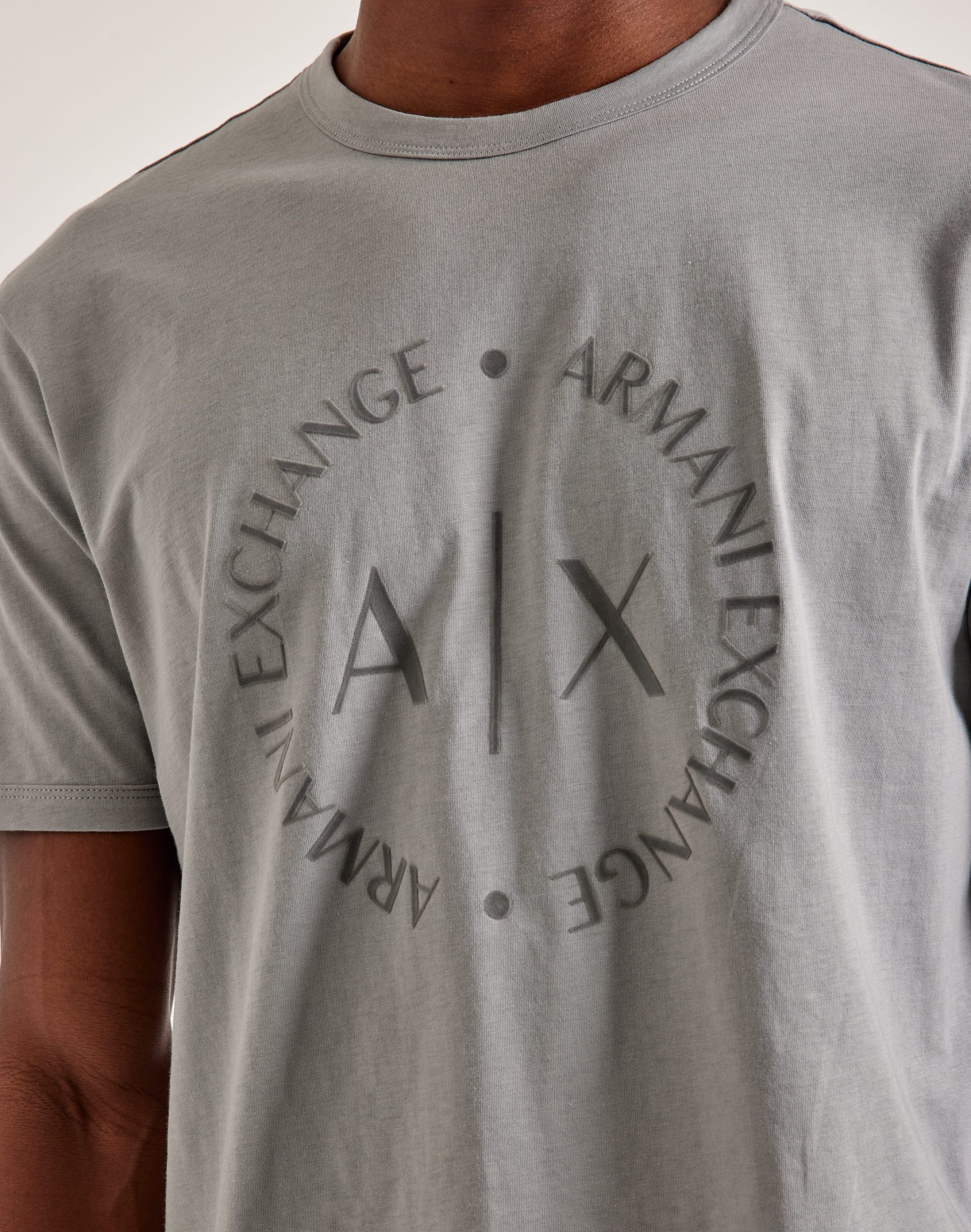 Armani Exchange Circle Icon Logo Tee - Image 2