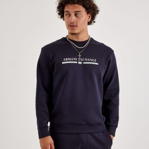 Armani Exchange Felpa Fleece Crewneck Sweatshirt