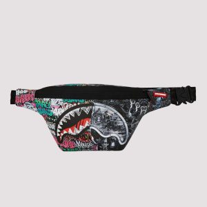 Sprayground Split Cybershark Crossbody Bag
