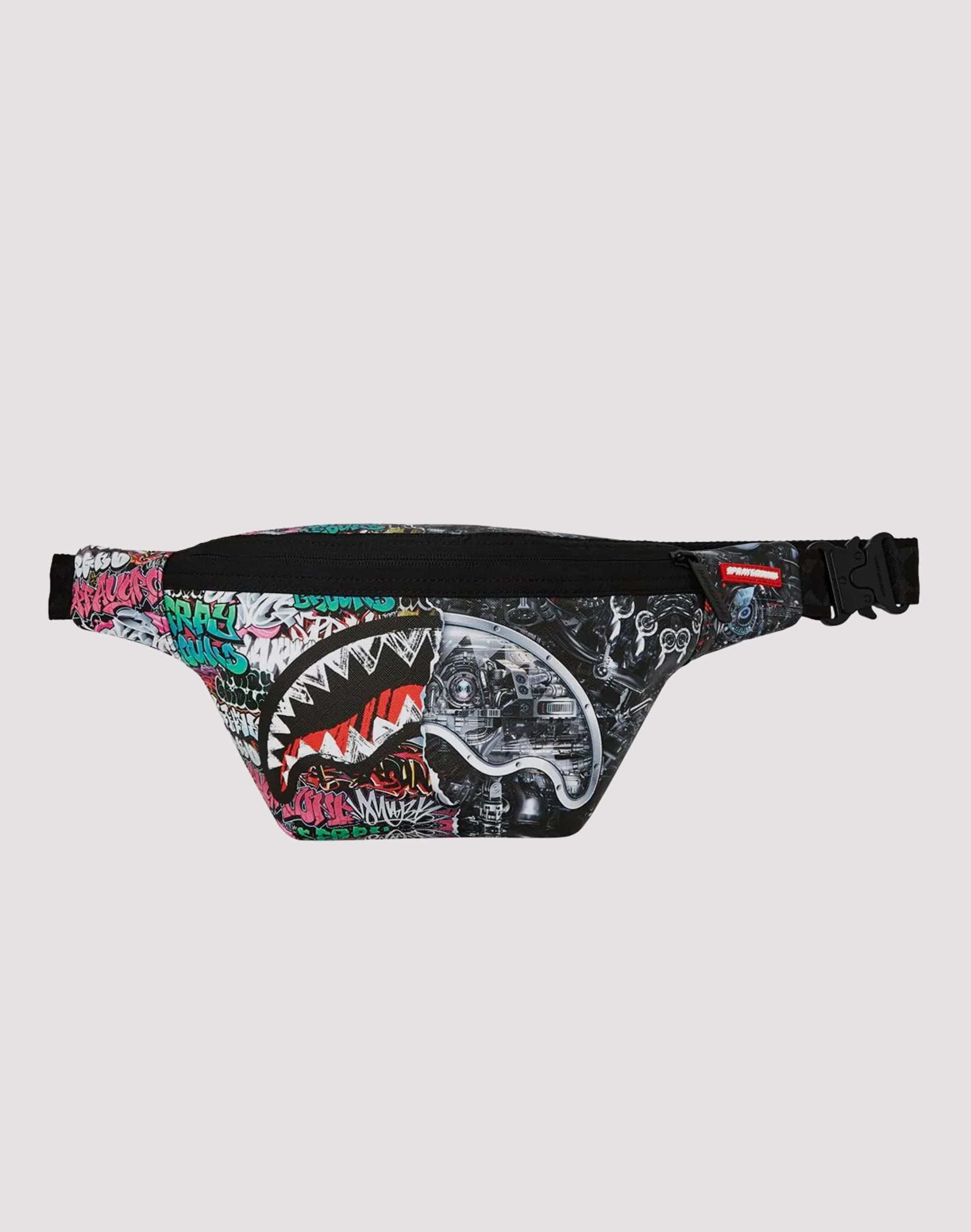 Sprayground Split Cybershark Crossbody Bag