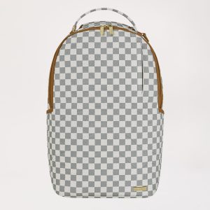 Sprayground Graffiti Embossed Check Backpack