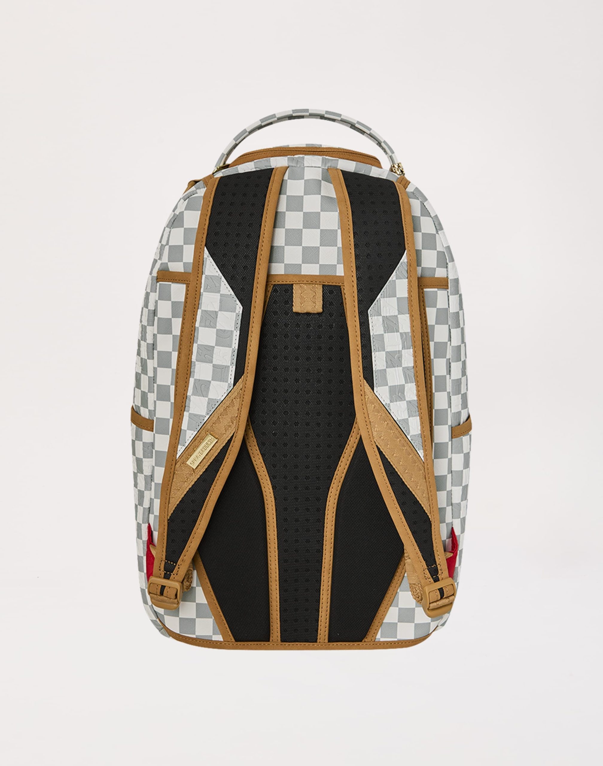 Sprayground Graffiti Embossed Check Backpack - Image 4