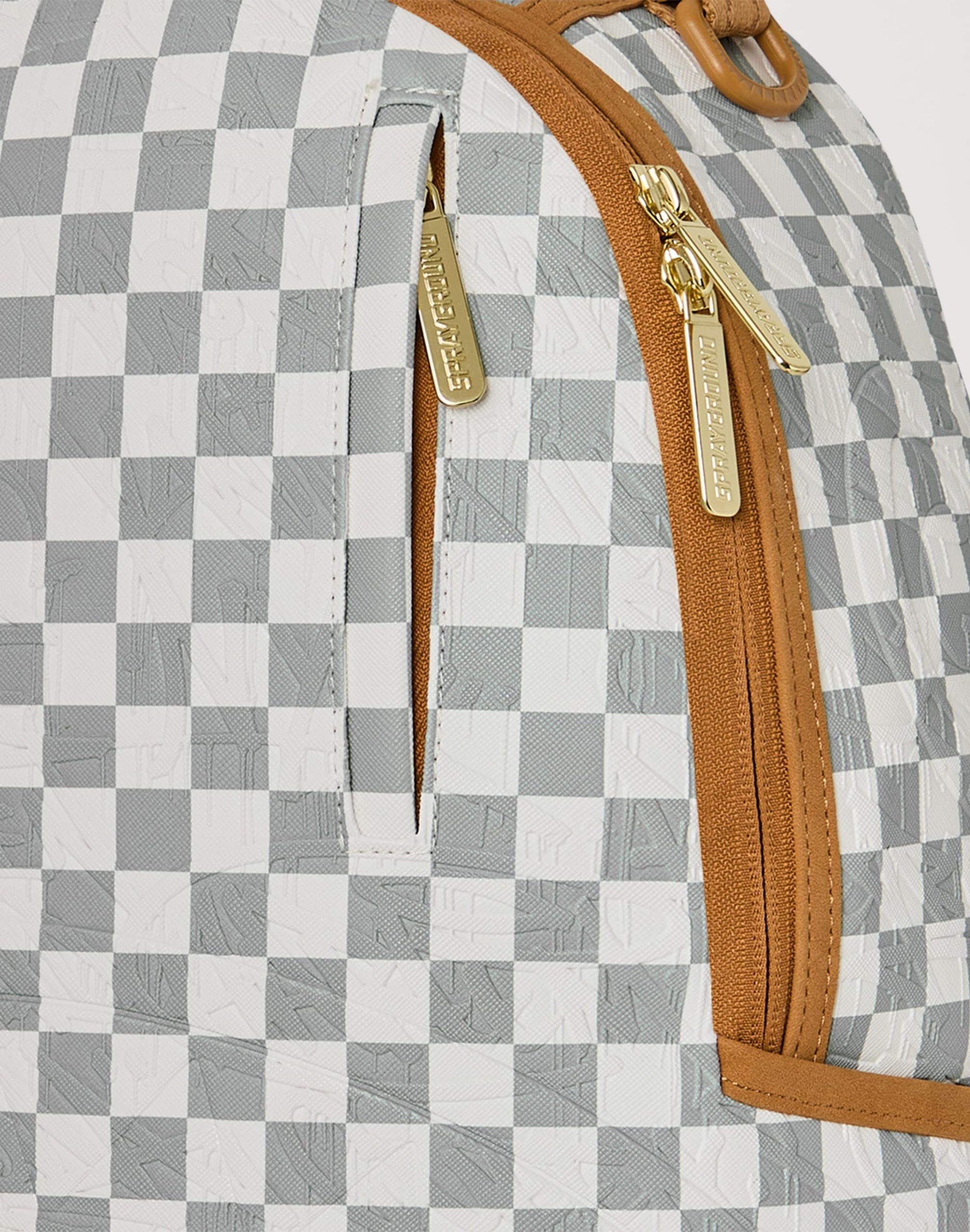 Sprayground Graffiti Embossed Check Backpack - Image 6