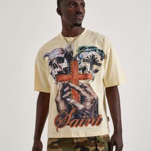 BKYS Saint Cross Cropped Tee