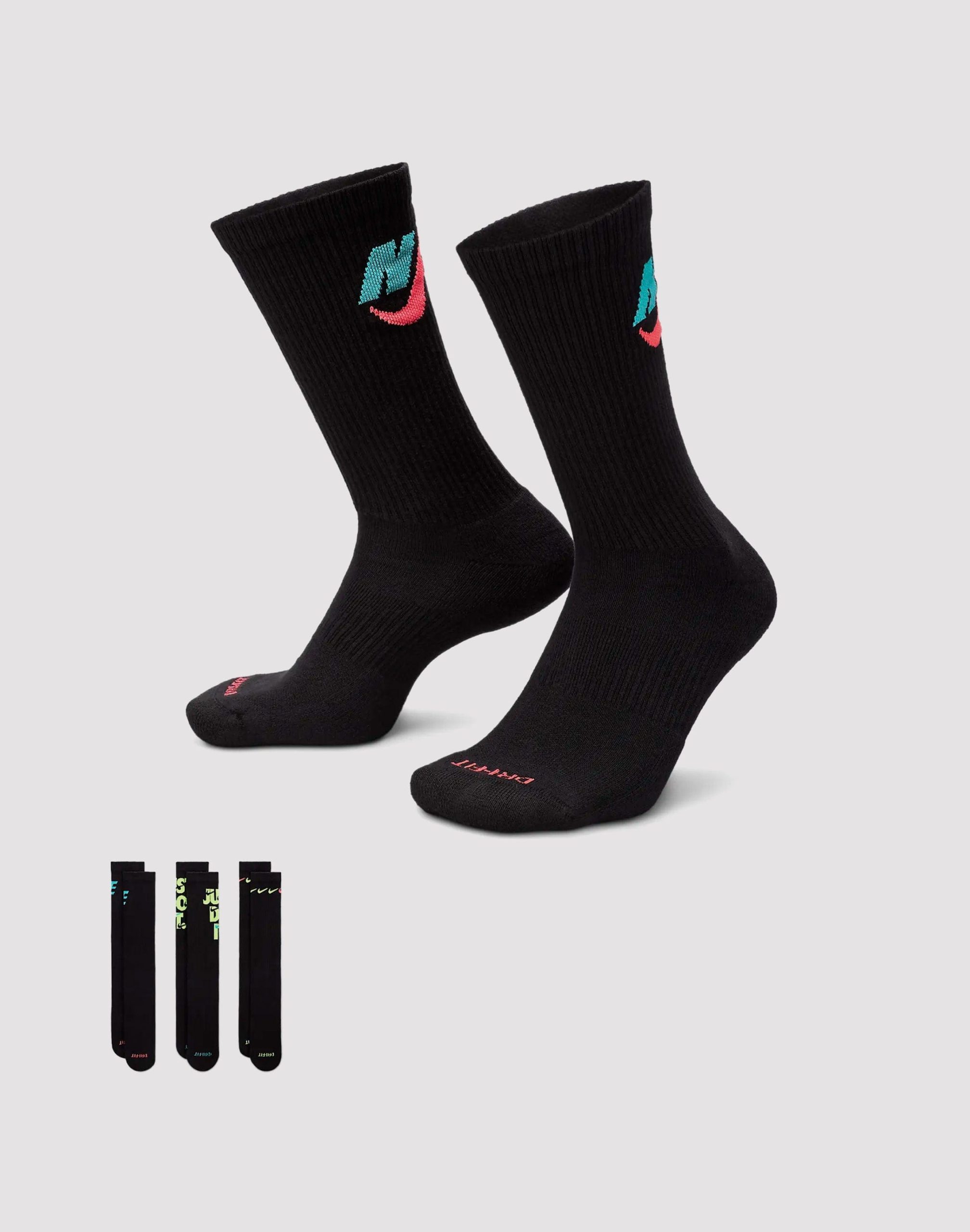 Nike Everyday Plus Cushioned Crew Socks 3-Pack