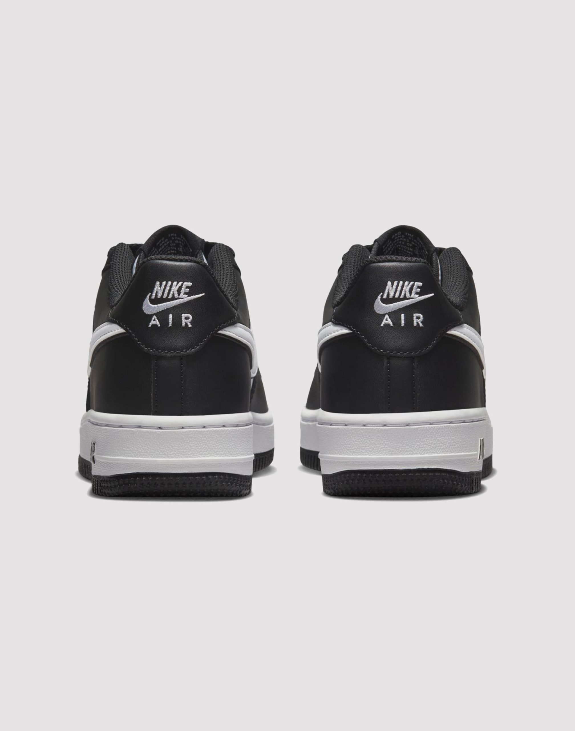 Nike Air Force 1 LV8 2 Grade School Kids' Black/White - Image 3