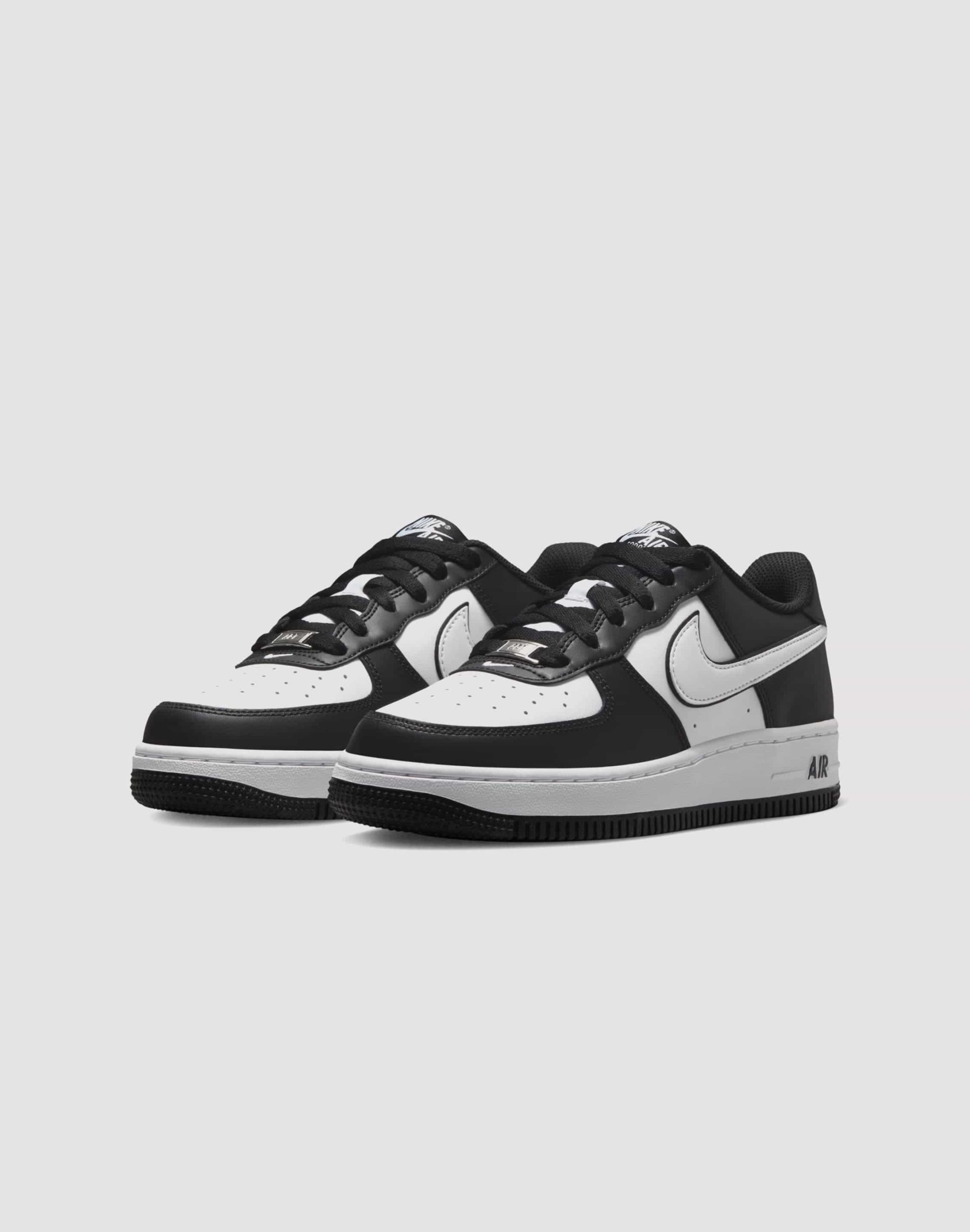 Nike Air Force 1 LV8 2 Grade School Kids' Black/White - Image 2